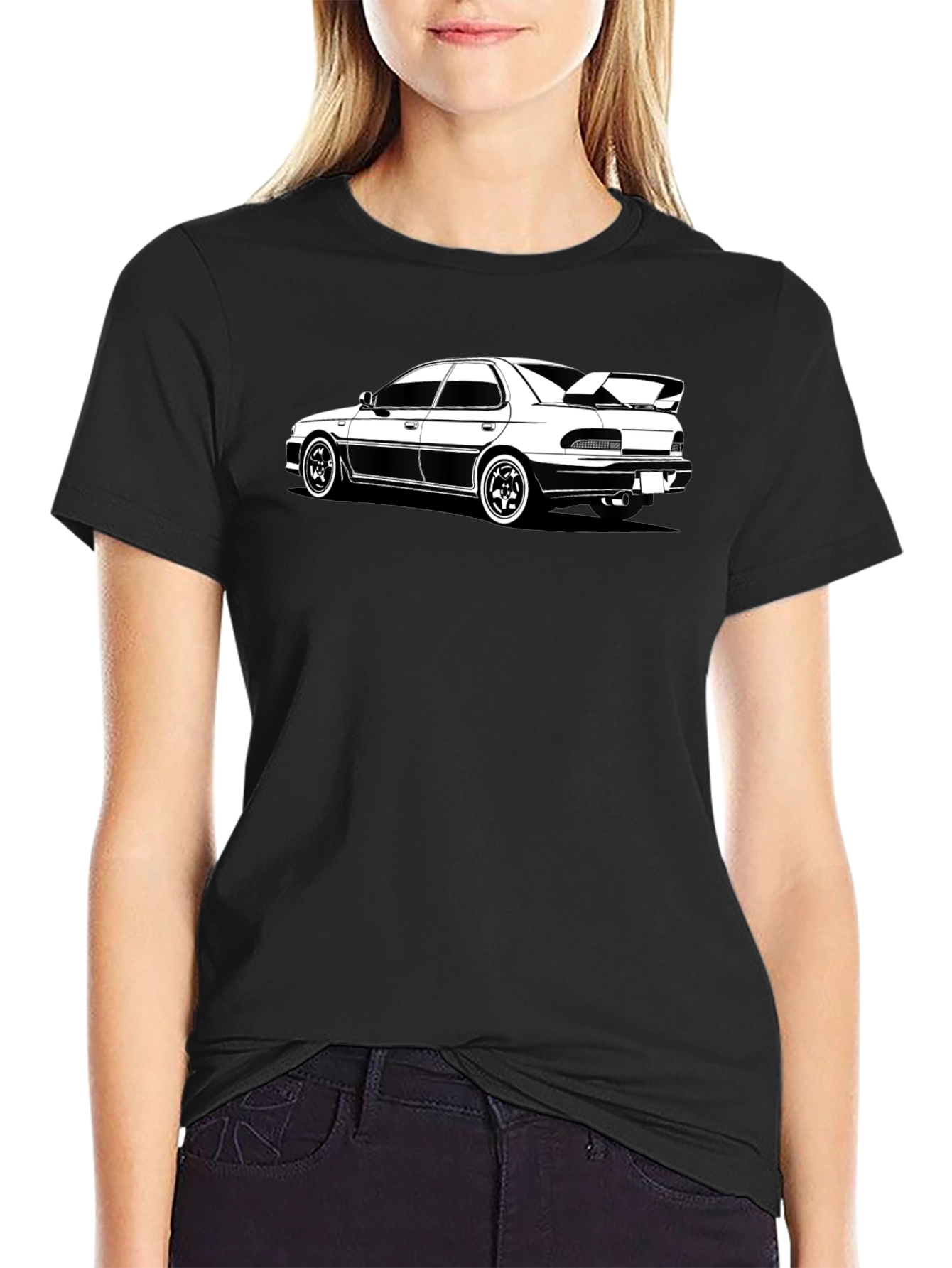 Car Graphic T-Shirt - Black