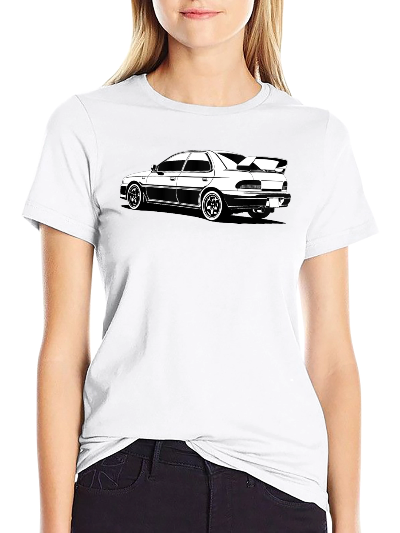 Car Graphic T-Shirt - Black