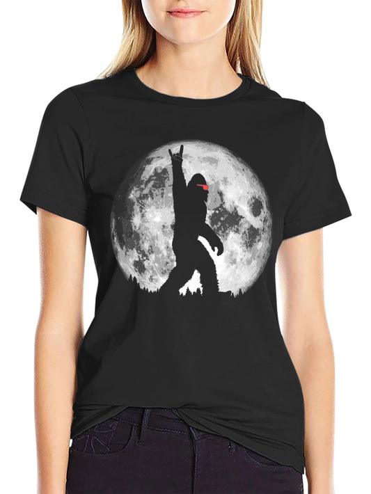 Bigfoot Moon T-Shirt - Rock On!