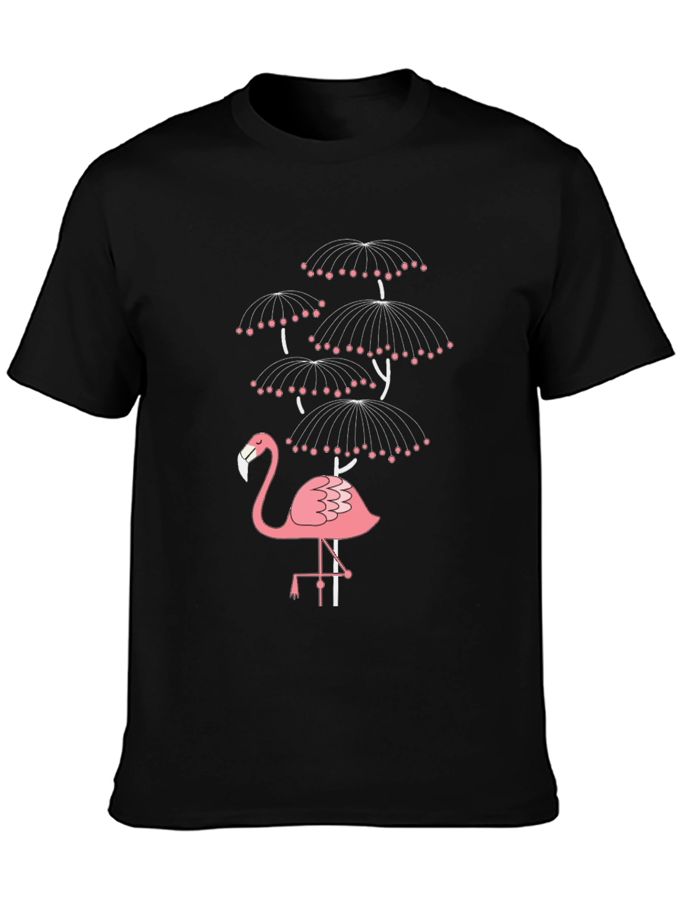 Flamingo Graphic Print T-Shirt