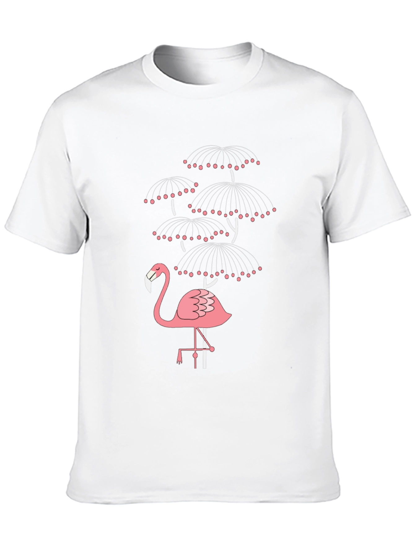 Flamingo Graphic Print T-Shirt