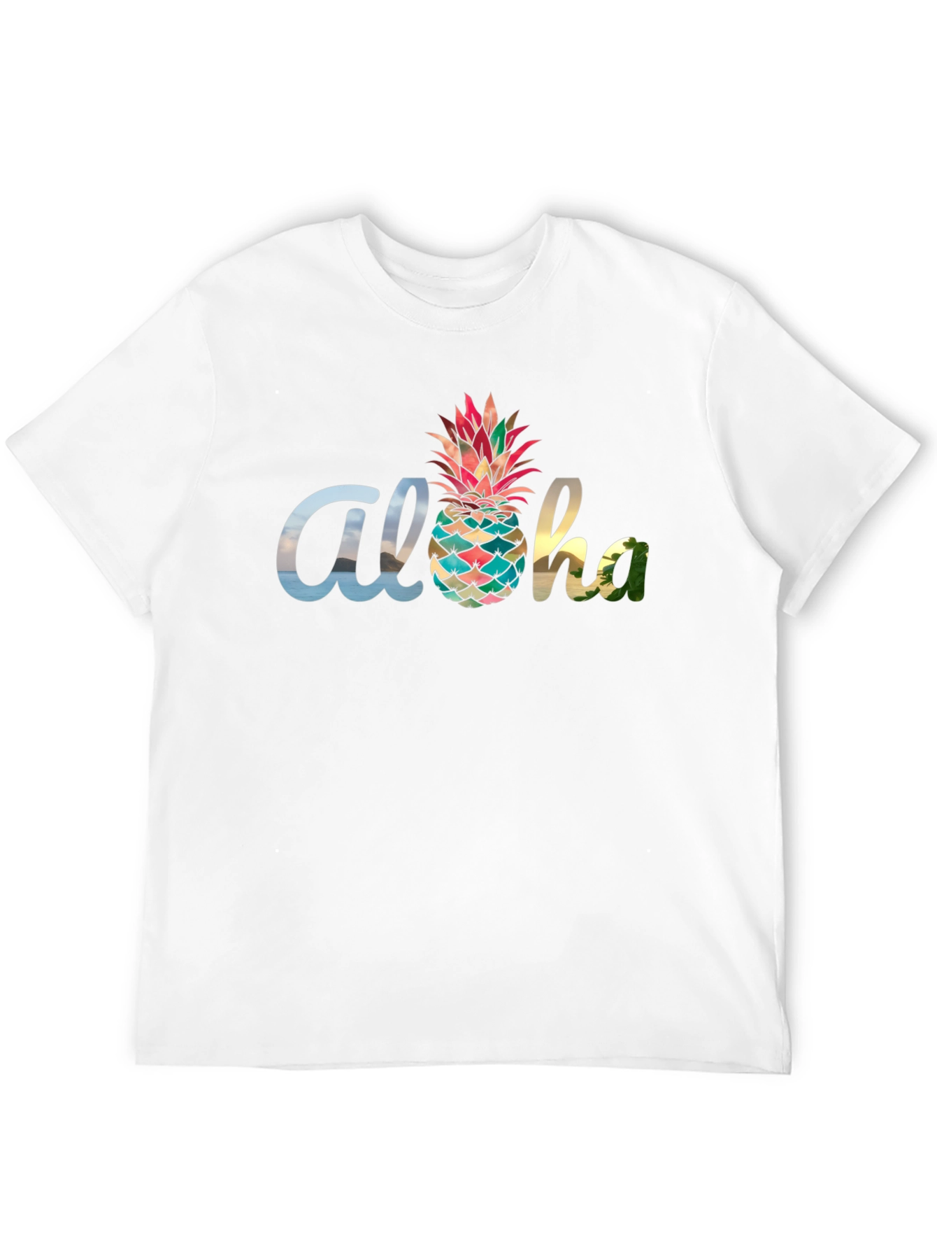 Aloha Pineapple Graphic Tee - Tropical Summer Vibes