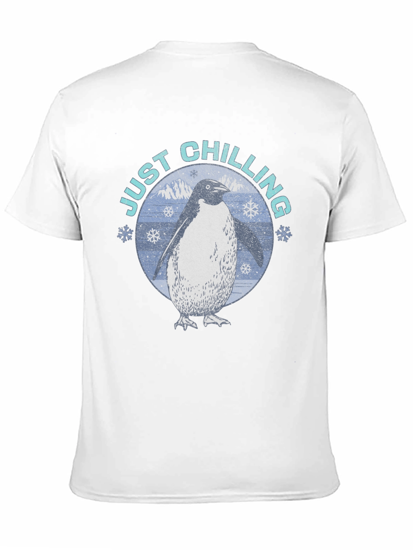 Just Chilling Penguin Graphic T-Shirt