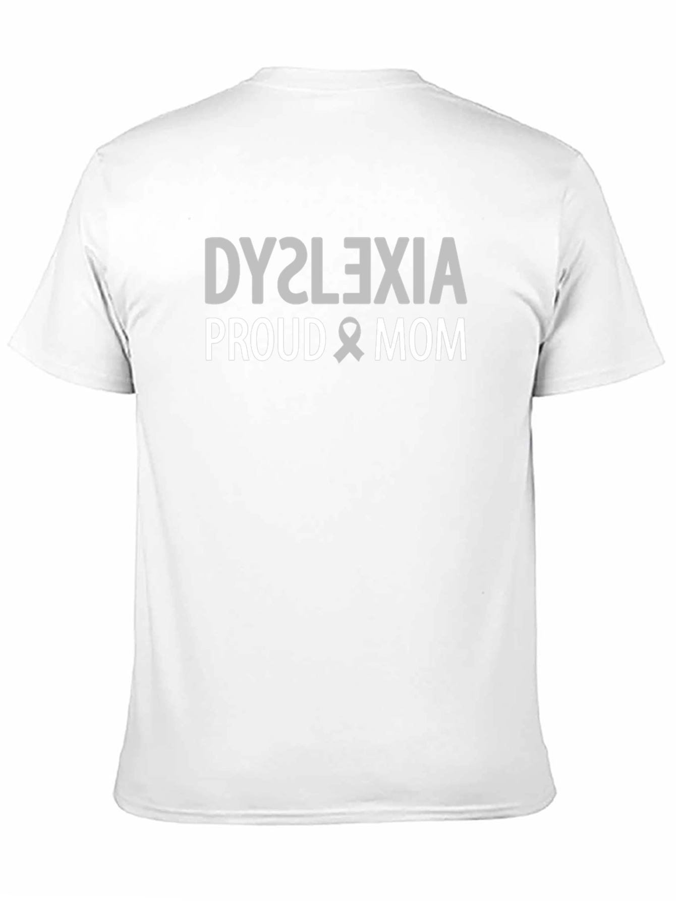 Dyslexia Proud Mom Black T-Shirt