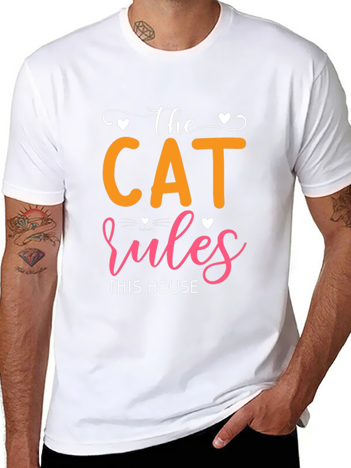 The Cat Rules This House T-Shirt