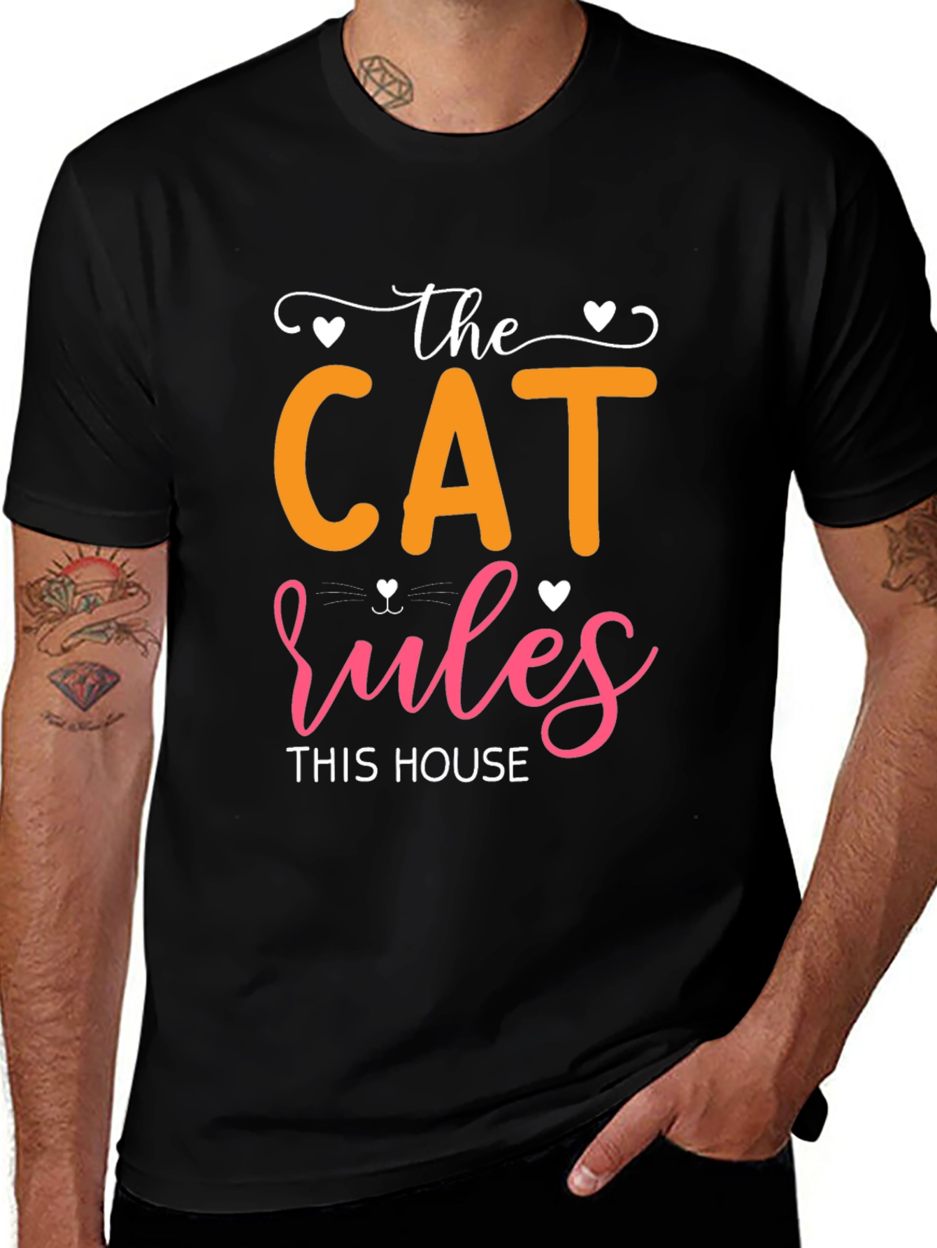 The Cat Rules This House T-Shirt