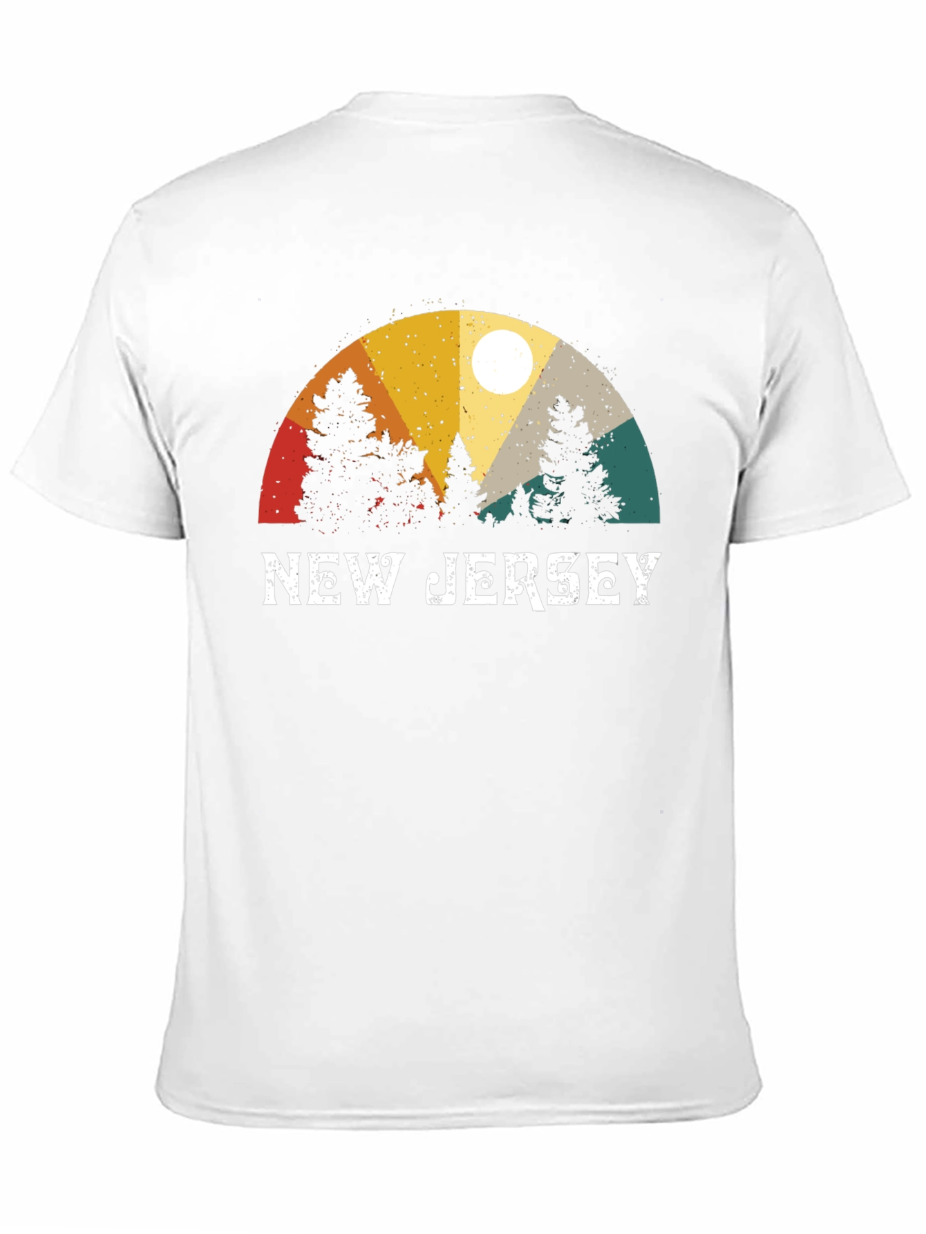 New Jersey Retro Graphic Tee - Black
