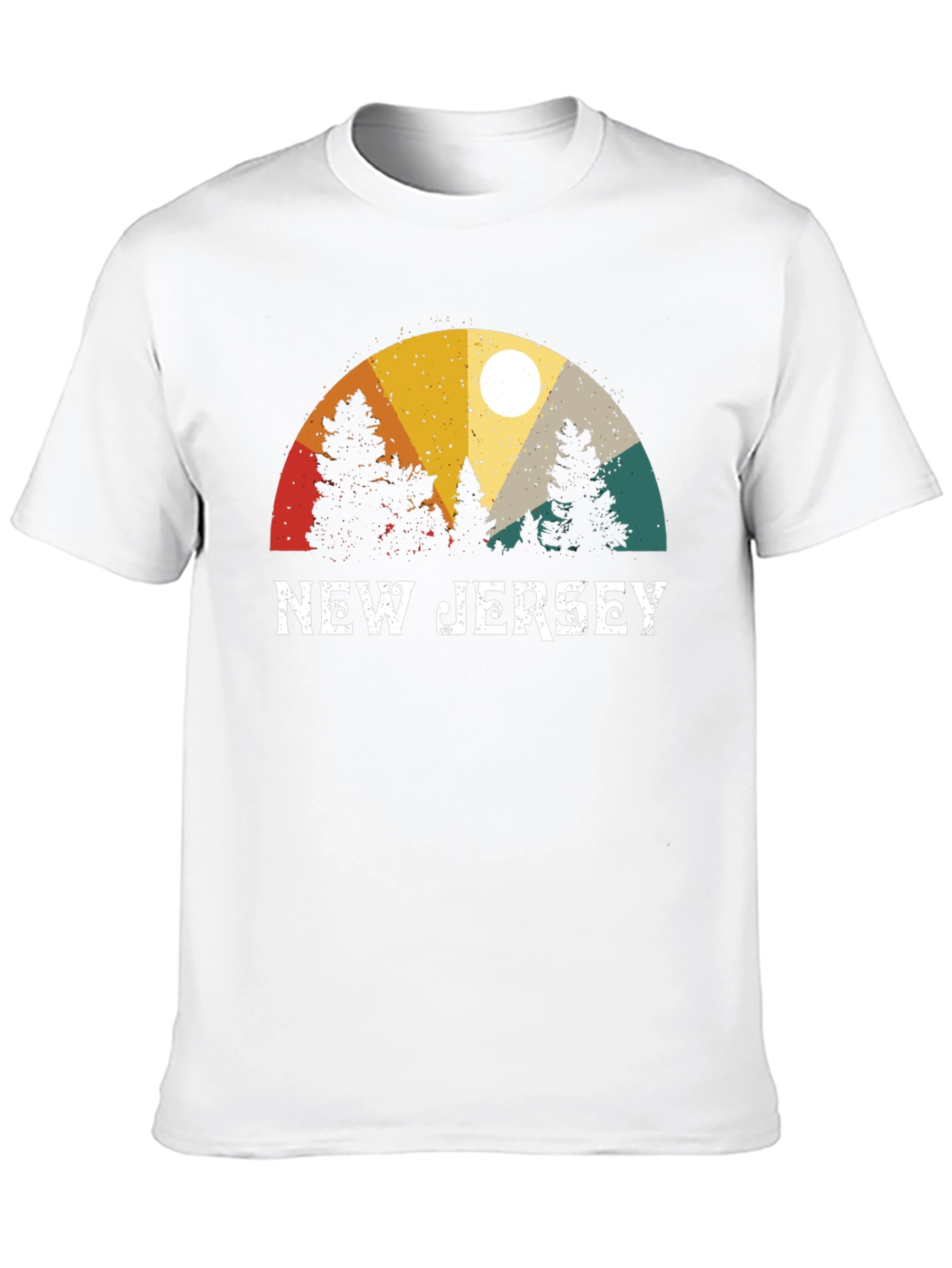 New Jersey Retro Graphic Tee - Black