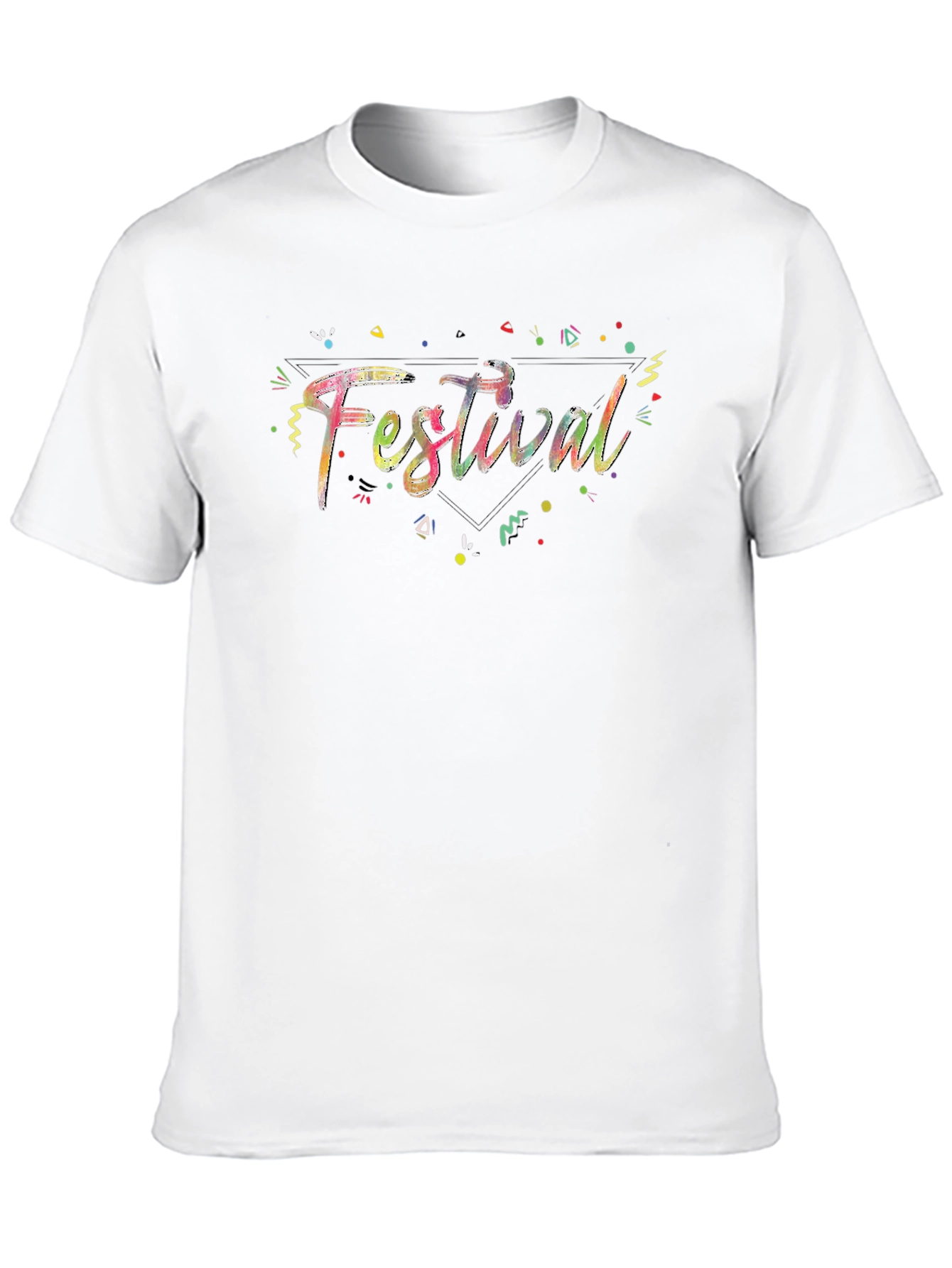 Festival Graphic T-Shirt - Black