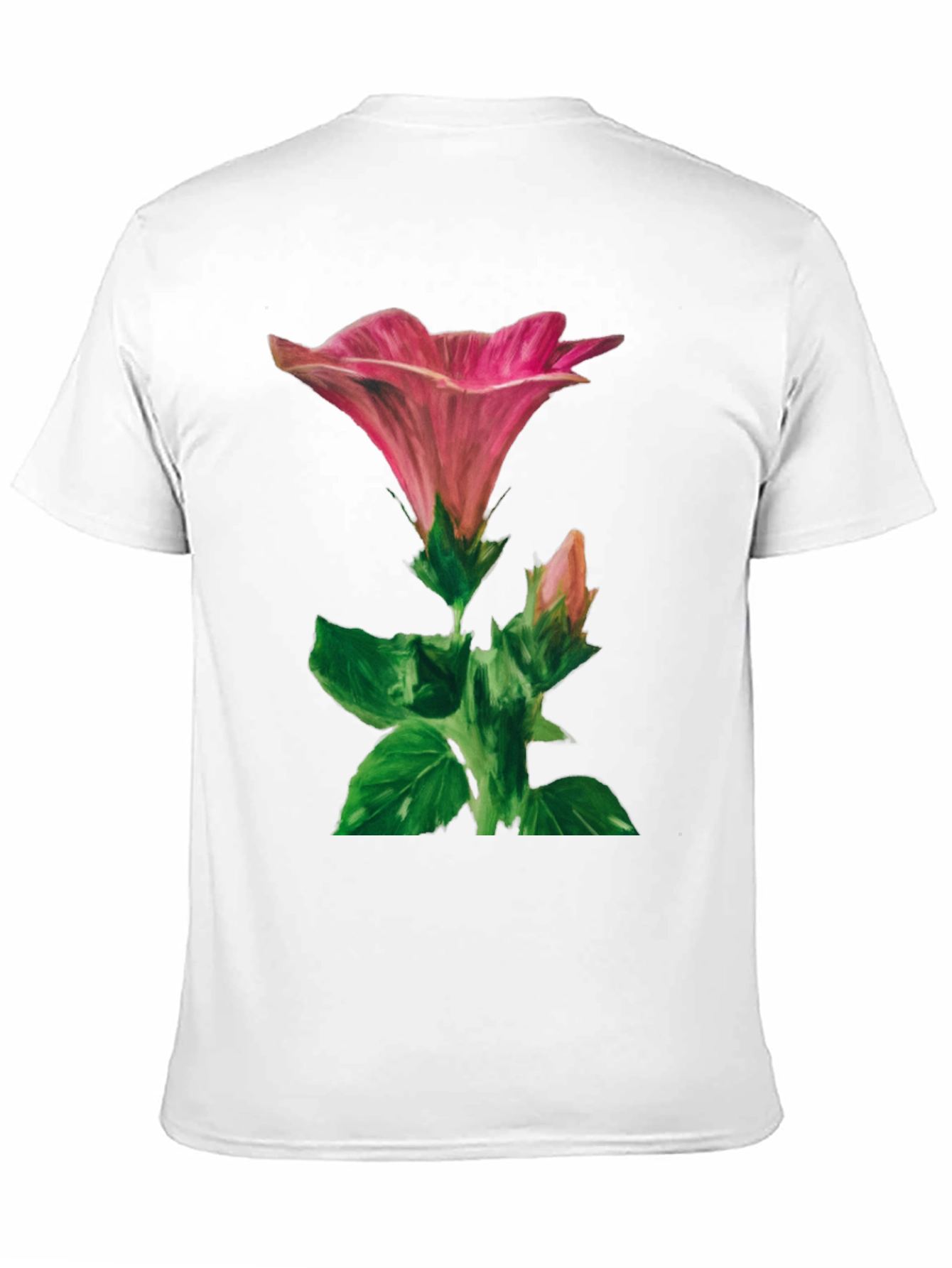Floral Graphic Tee - Artistic Flower Design