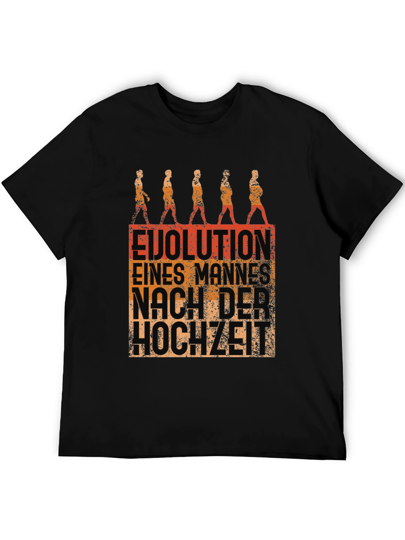 Evolution of Man After Marriage Funny T-Shirt