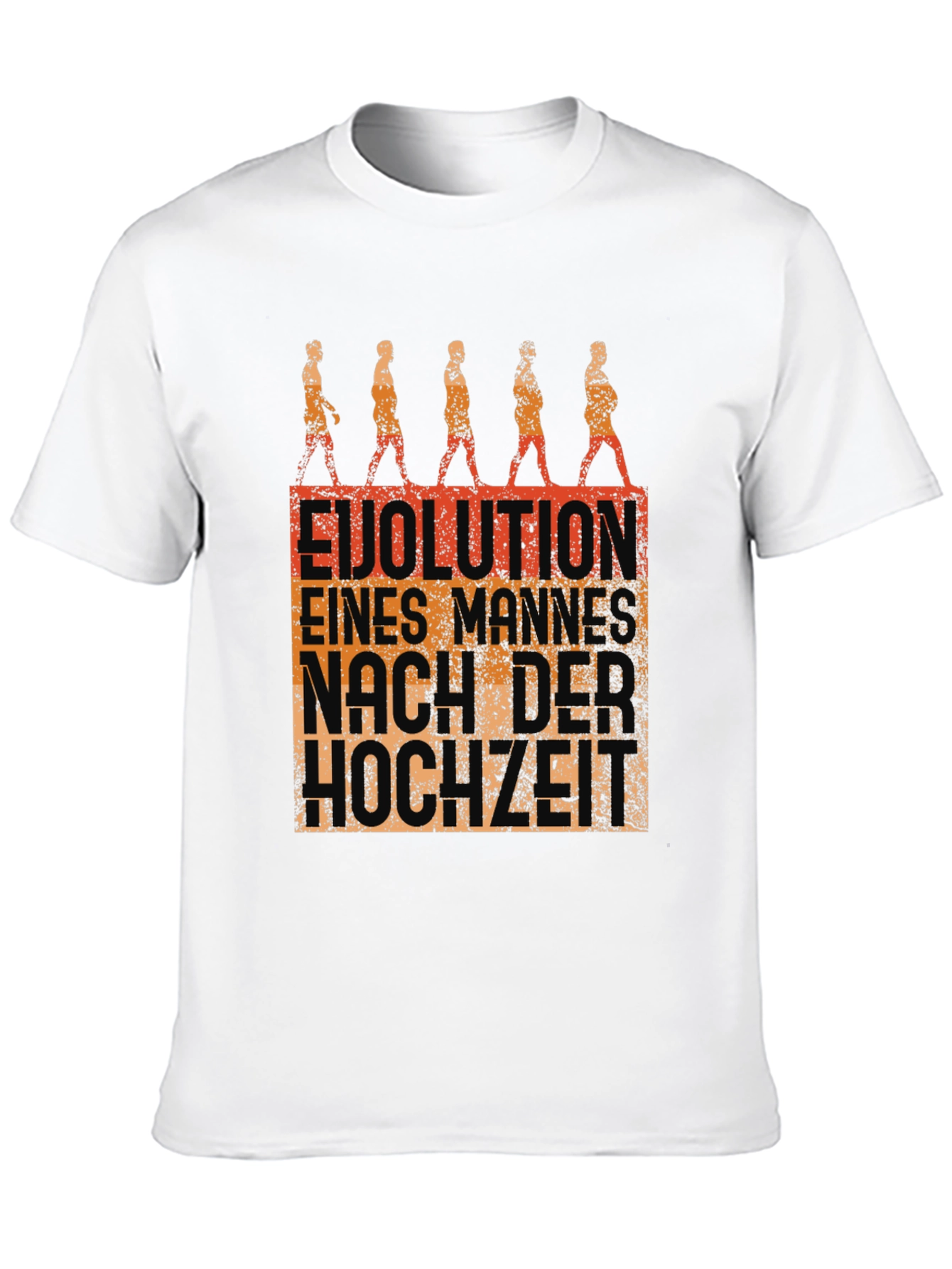 Evolution of Man After Marriage Funny T-Shirt