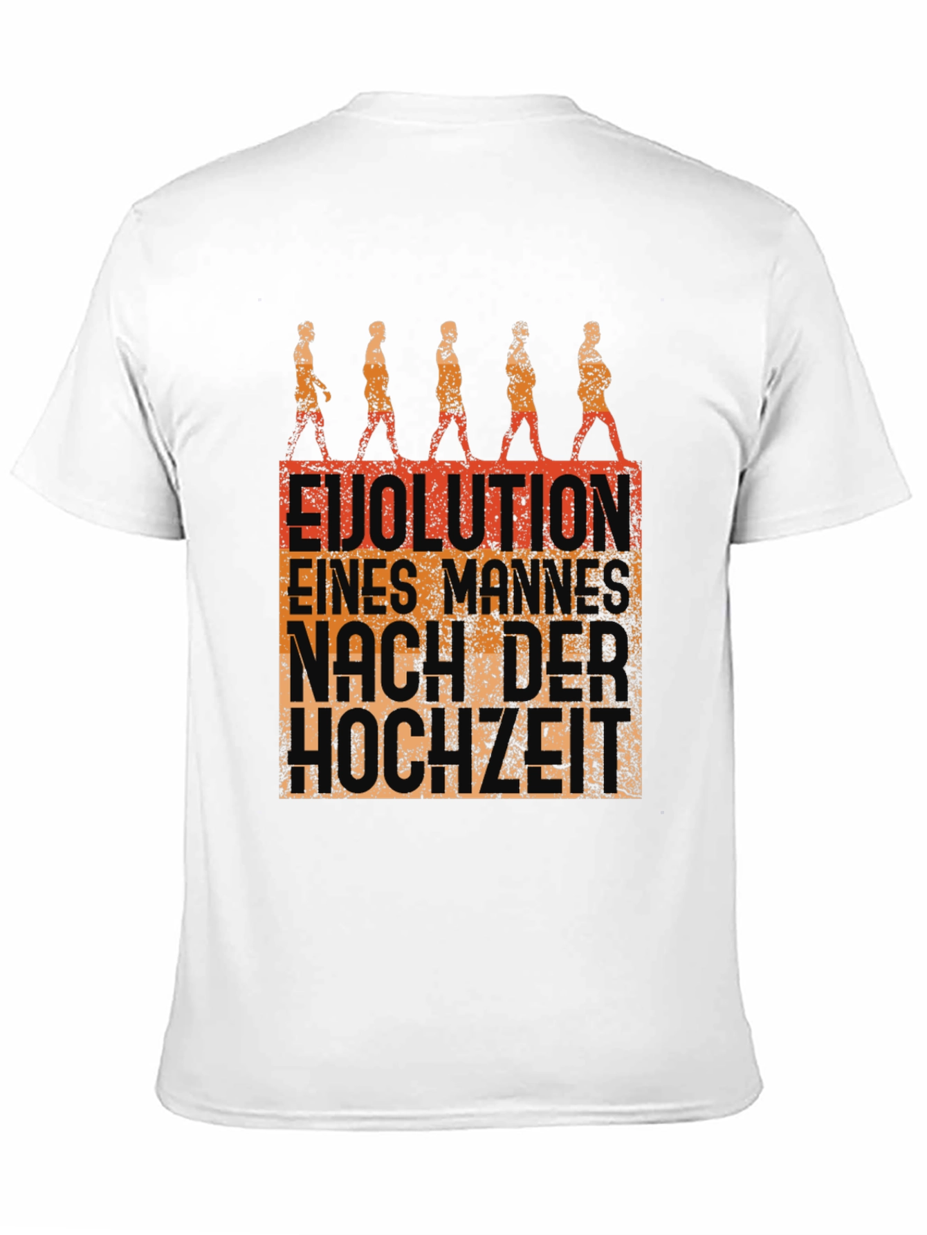 Evolution of Man After Marriage Funny T-Shirt