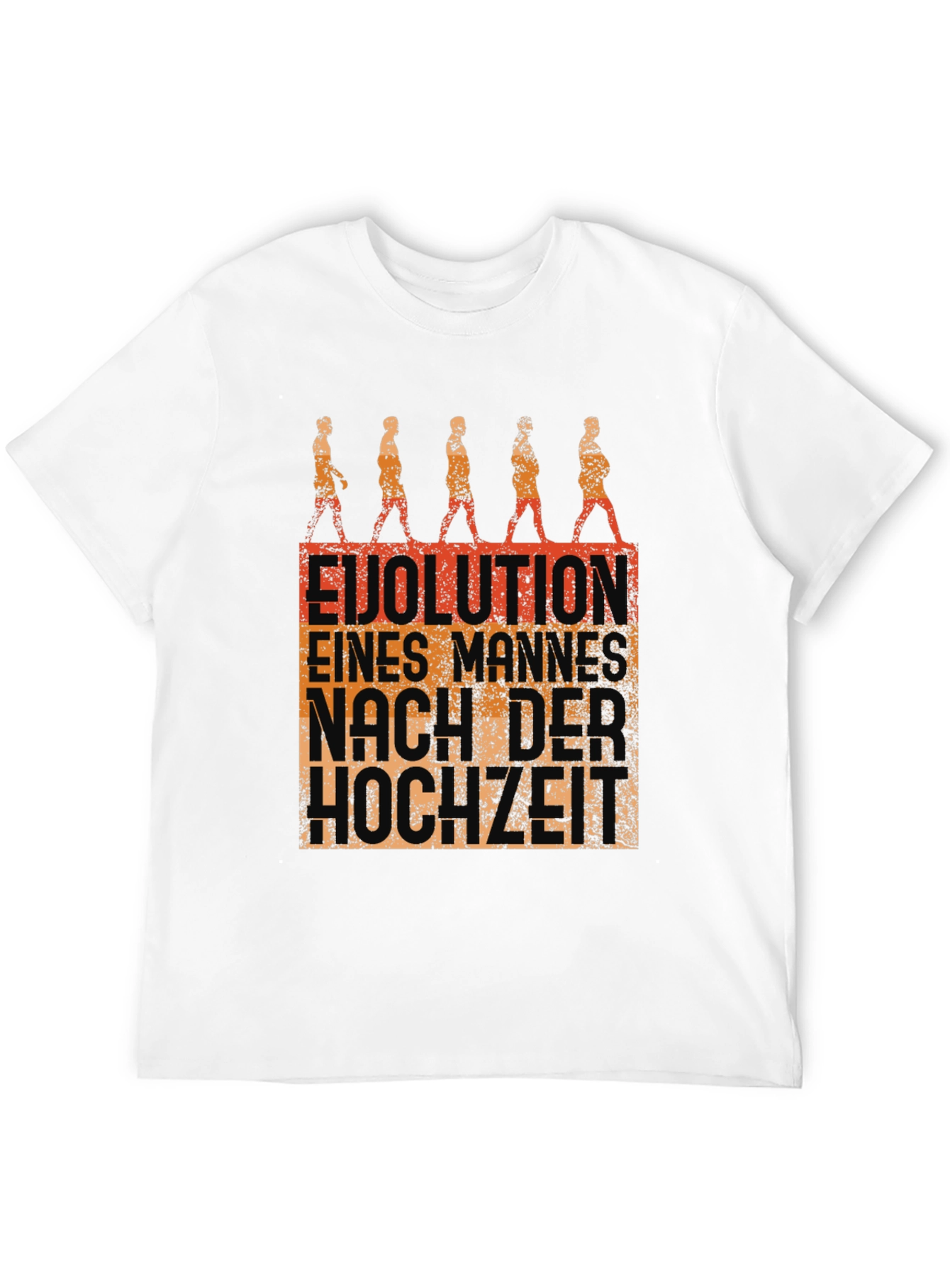 Evolution of Man After Marriage Funny T-Shirt