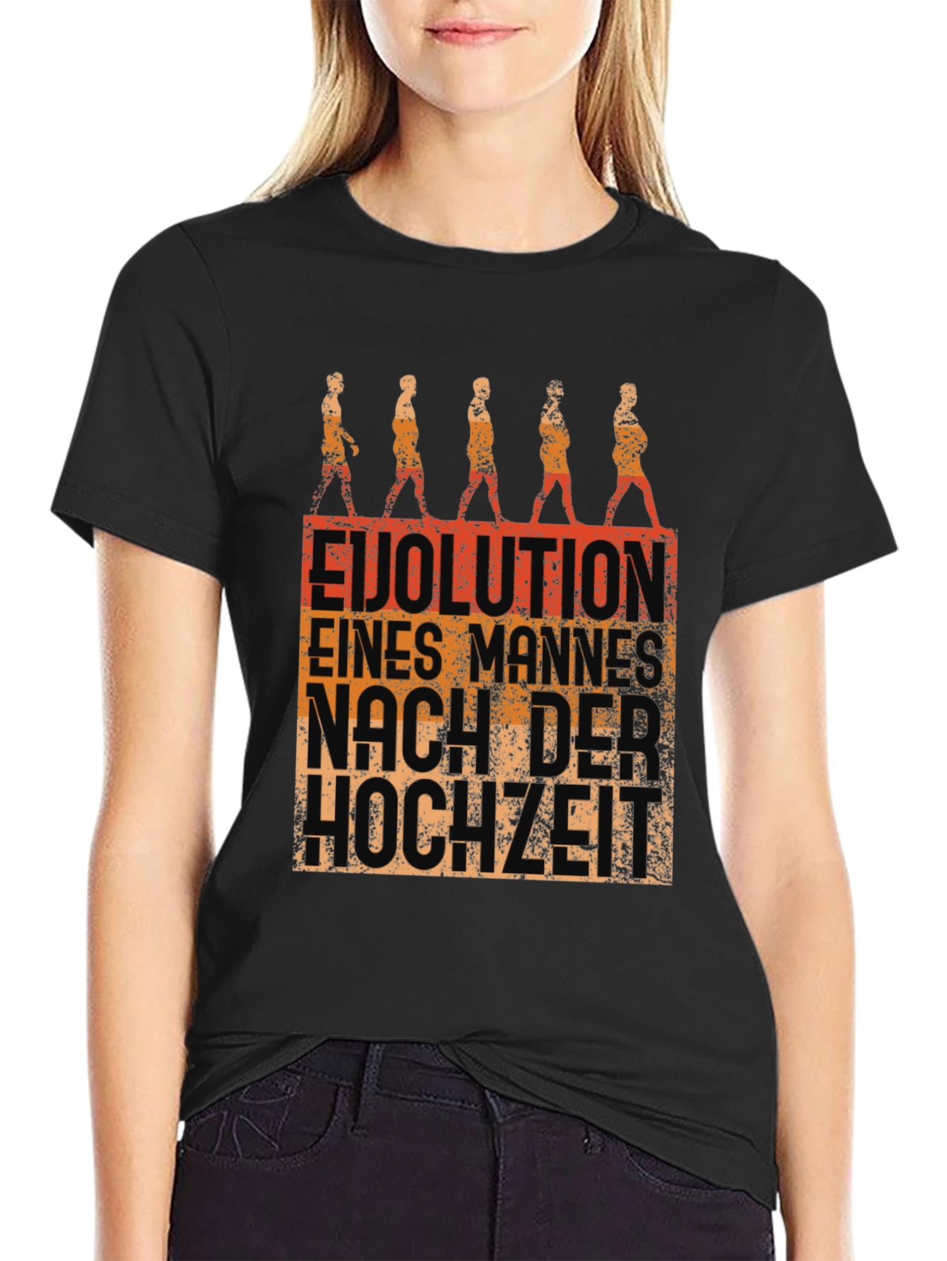 Evolution of Man After Marriage Funny T-Shirt