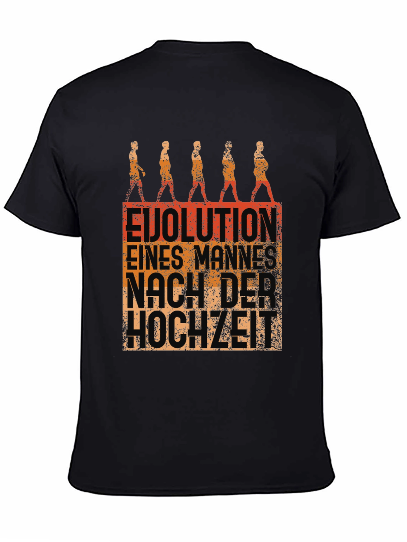 Evolution of Man After Marriage Funny T-Shirt