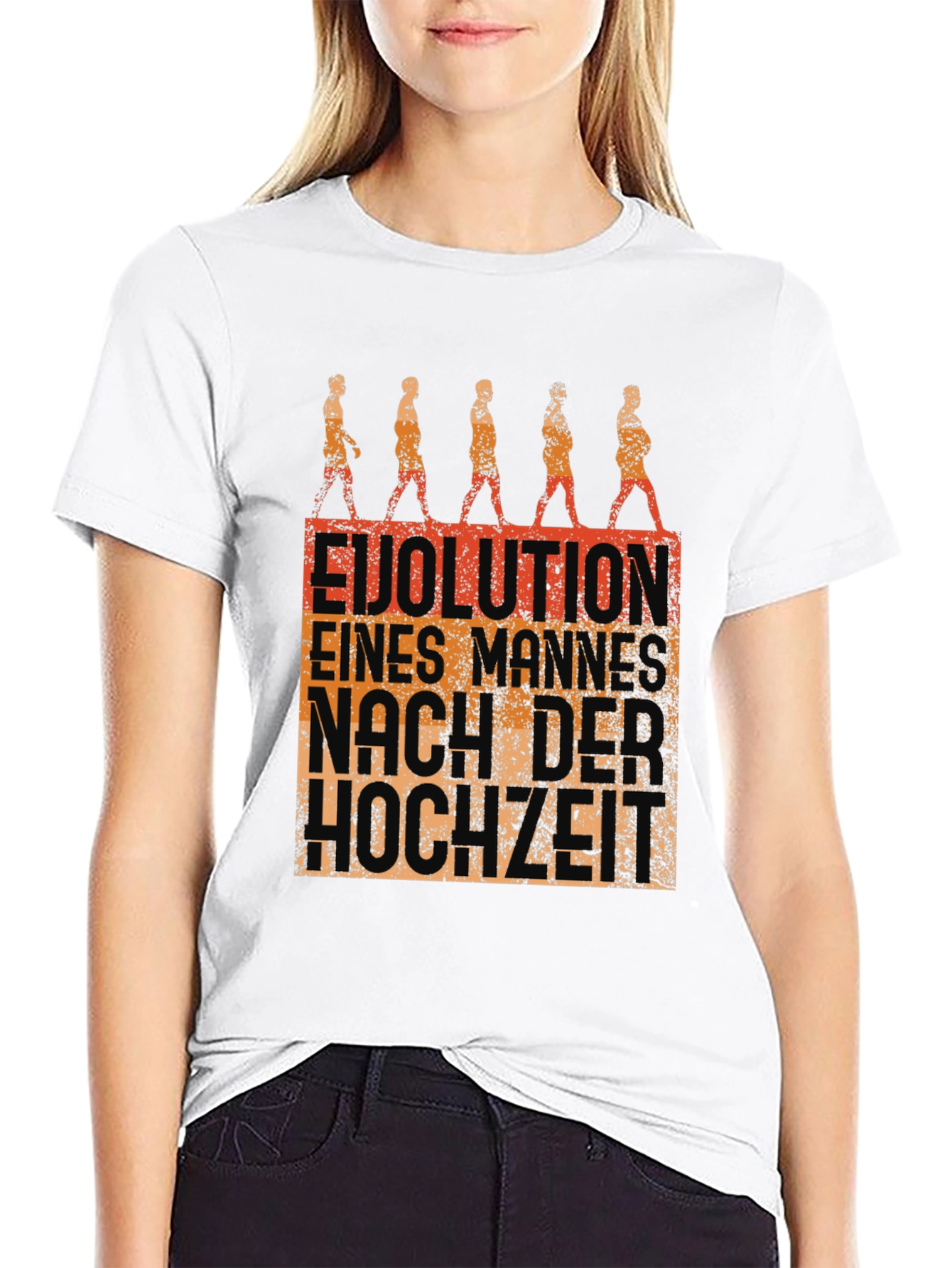 Evolution of Man After Marriage Funny T-Shirt