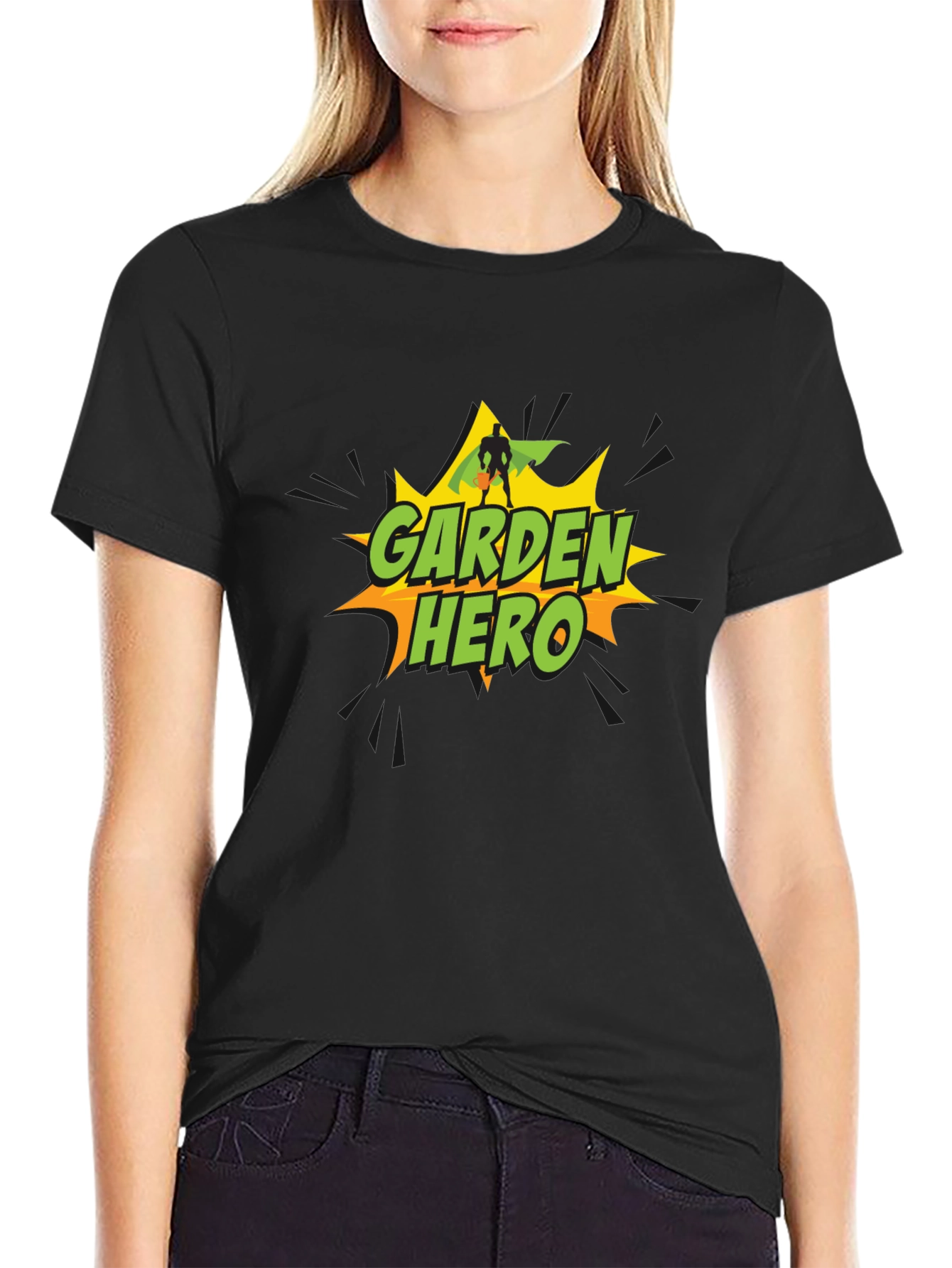 Garden Hero T-Shirt - Black Cotton Tee