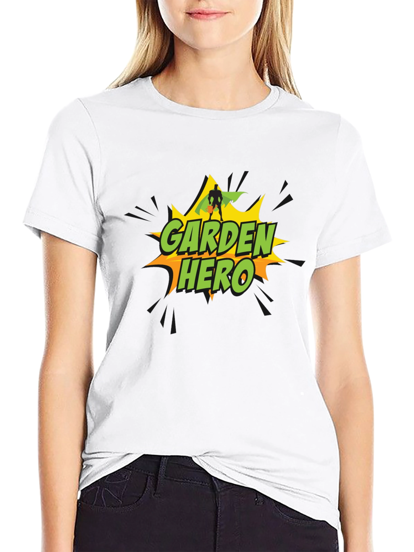 Garden Hero T-Shirt - Black Cotton Tee