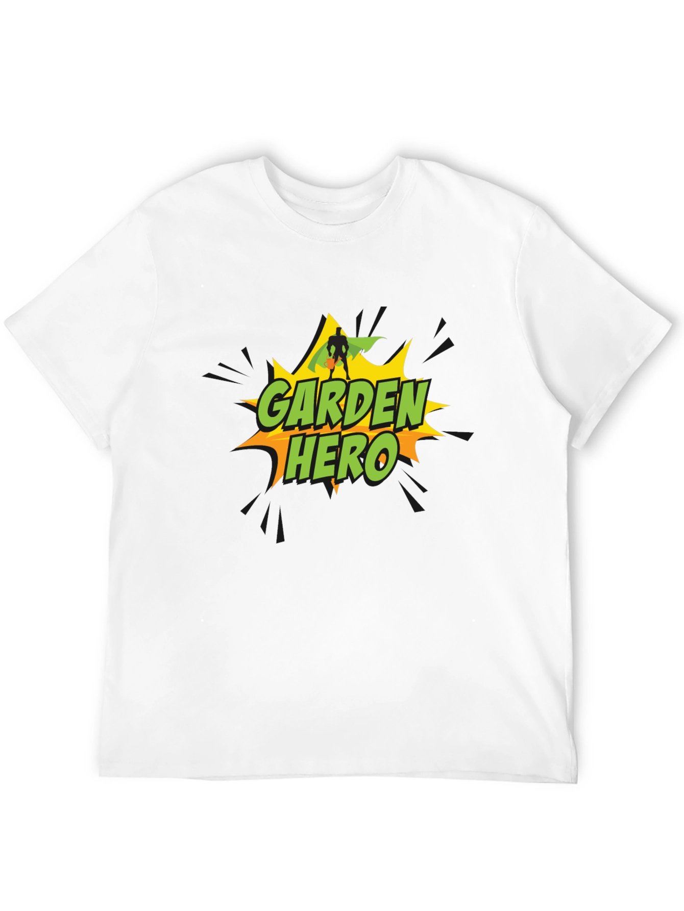 Garden Hero T-Shirt - Black Cotton Tee