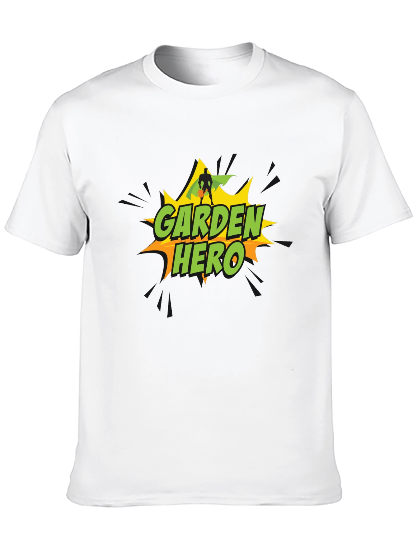 Garden Hero T-Shirt - Black Cotton Tee