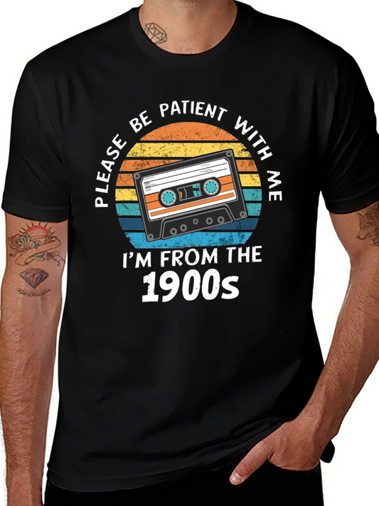 Retro Cassette Tape T-Shirt - 1900s Throwback Tee