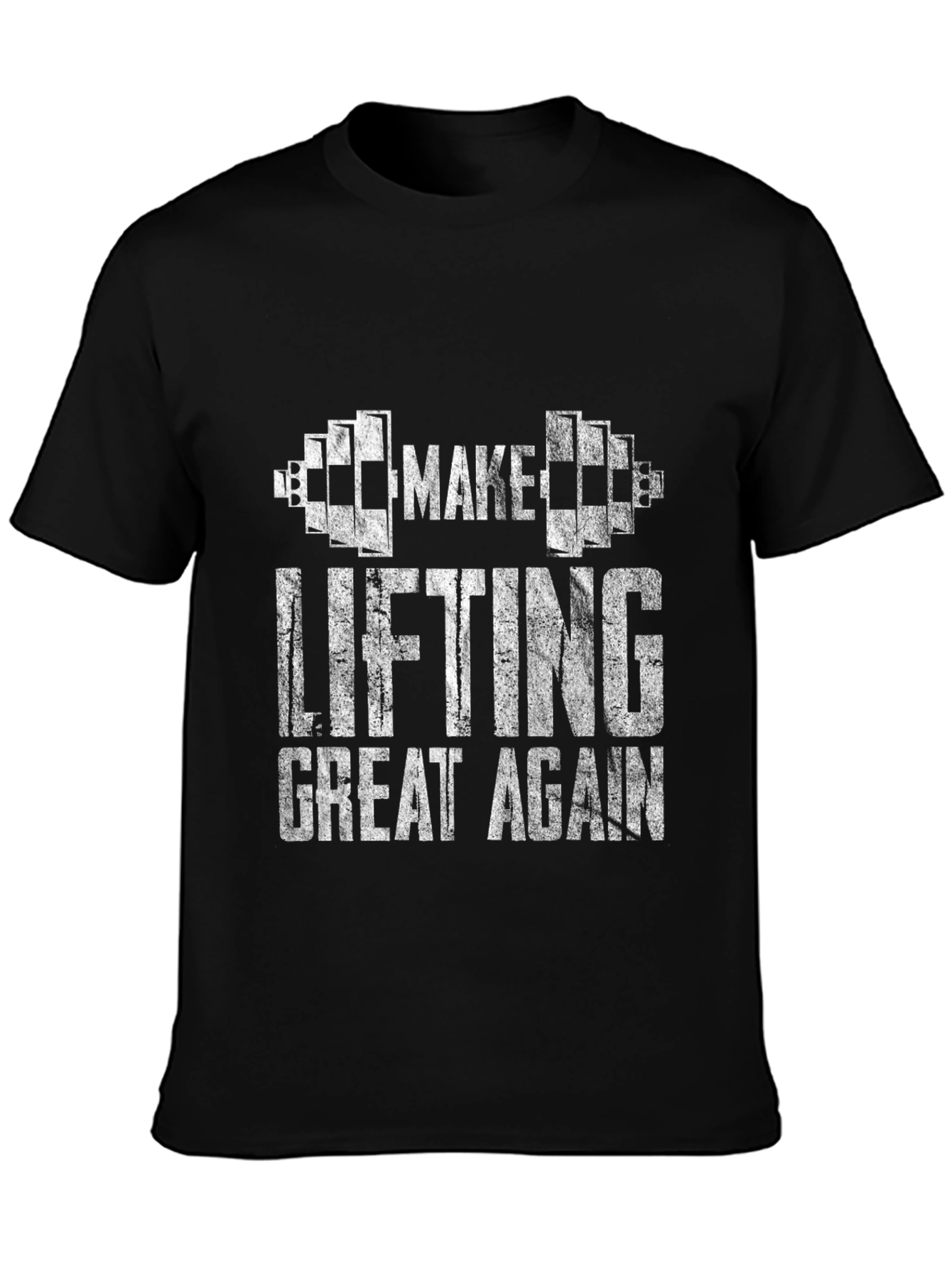 Make Lifting Great Again Black T-Shirt
