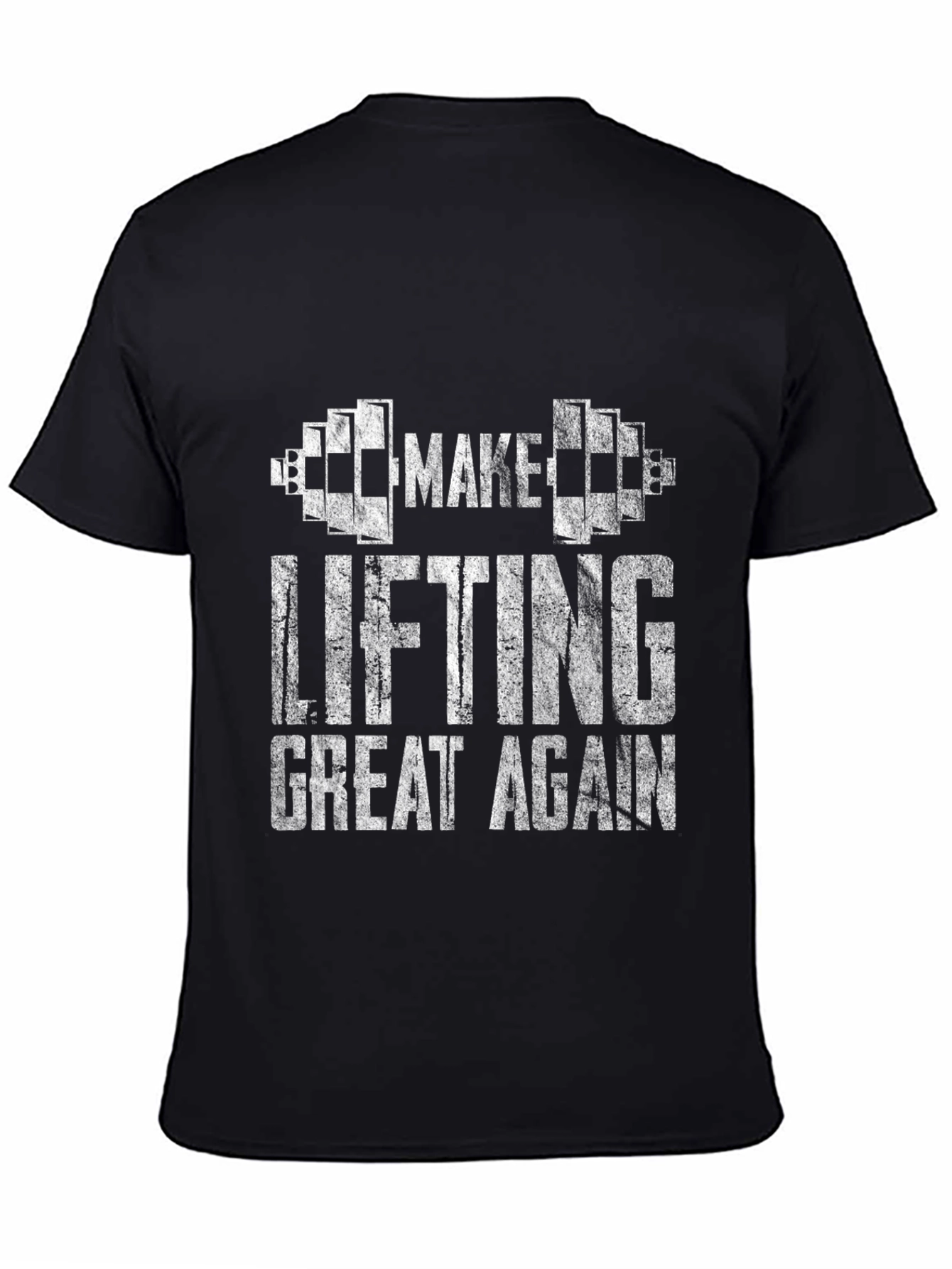 Make Lifting Great Again Black T-Shirt