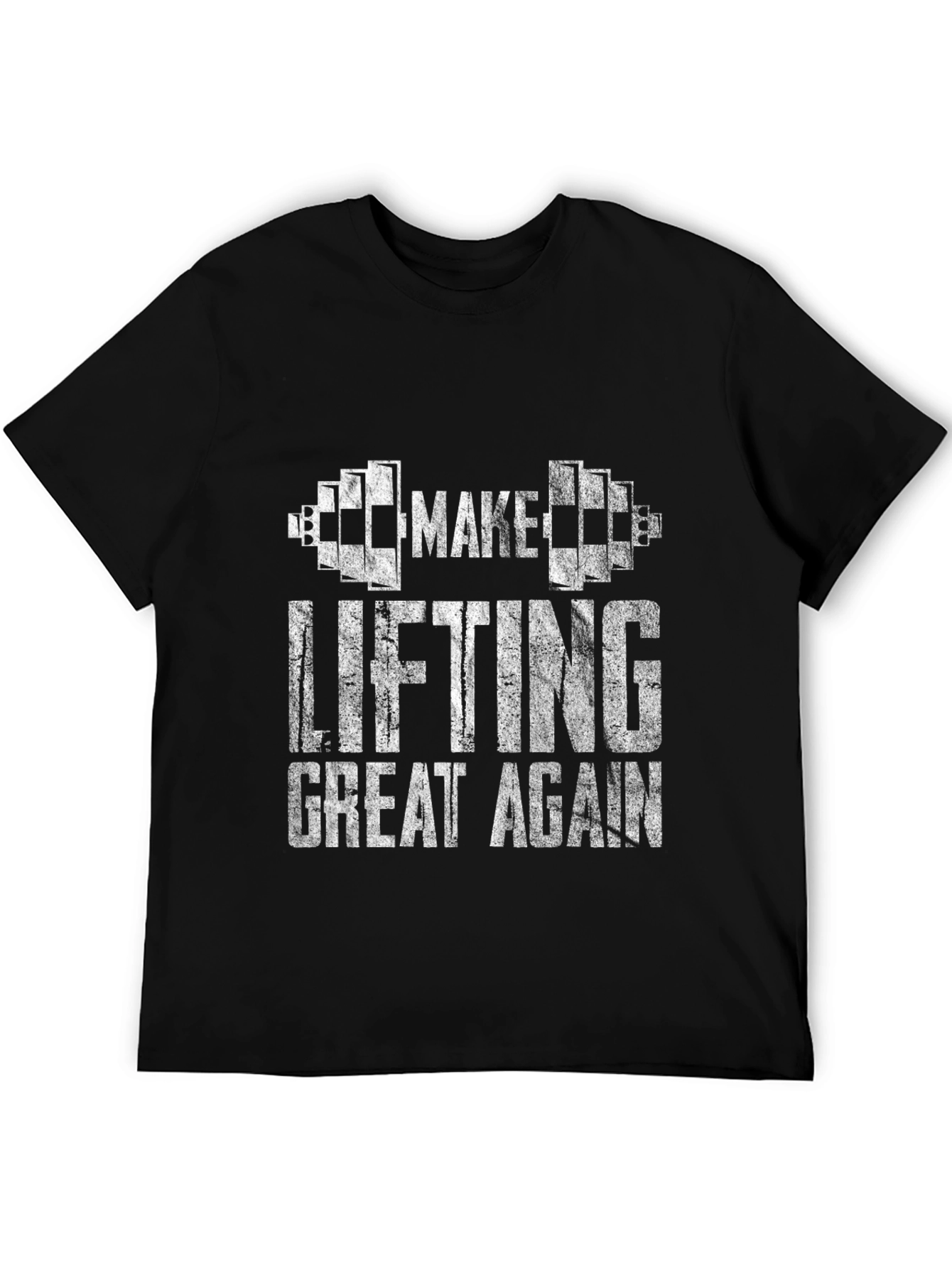 Make Lifting Great Again Black T-Shirt