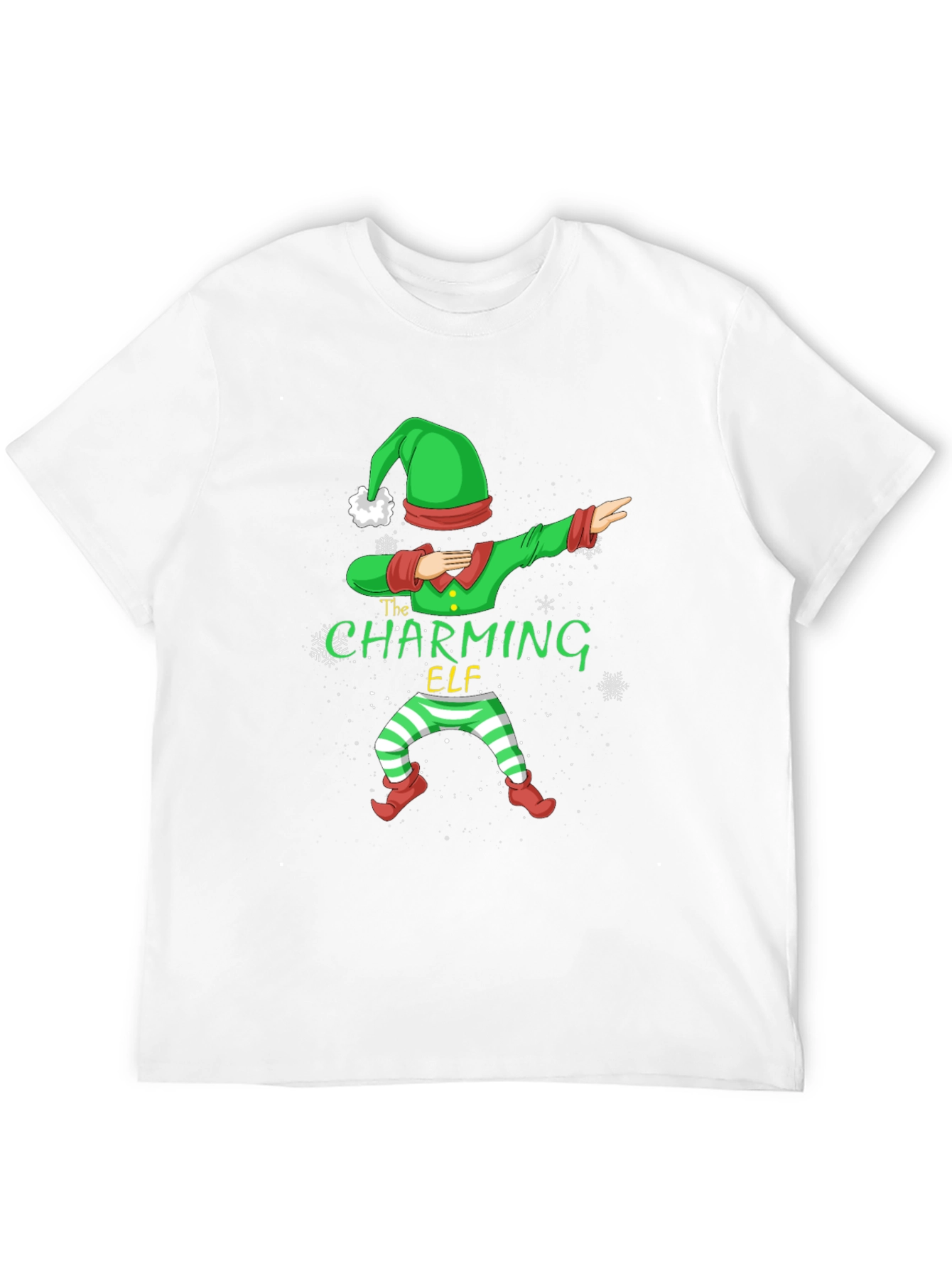 Charming Elf Dabbing Christmas T-Shirt