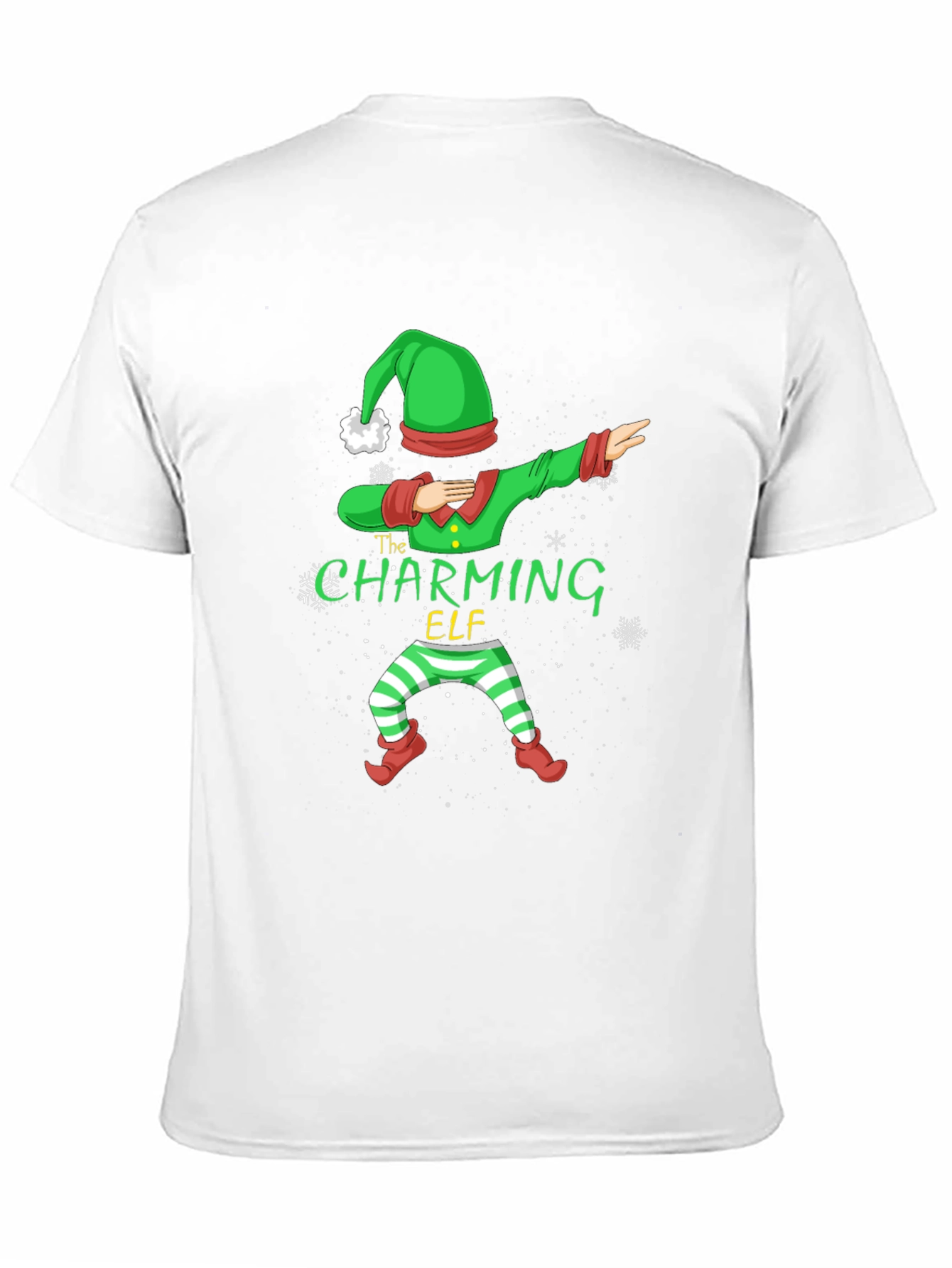 Charming Elf Dabbing Christmas T-Shirt