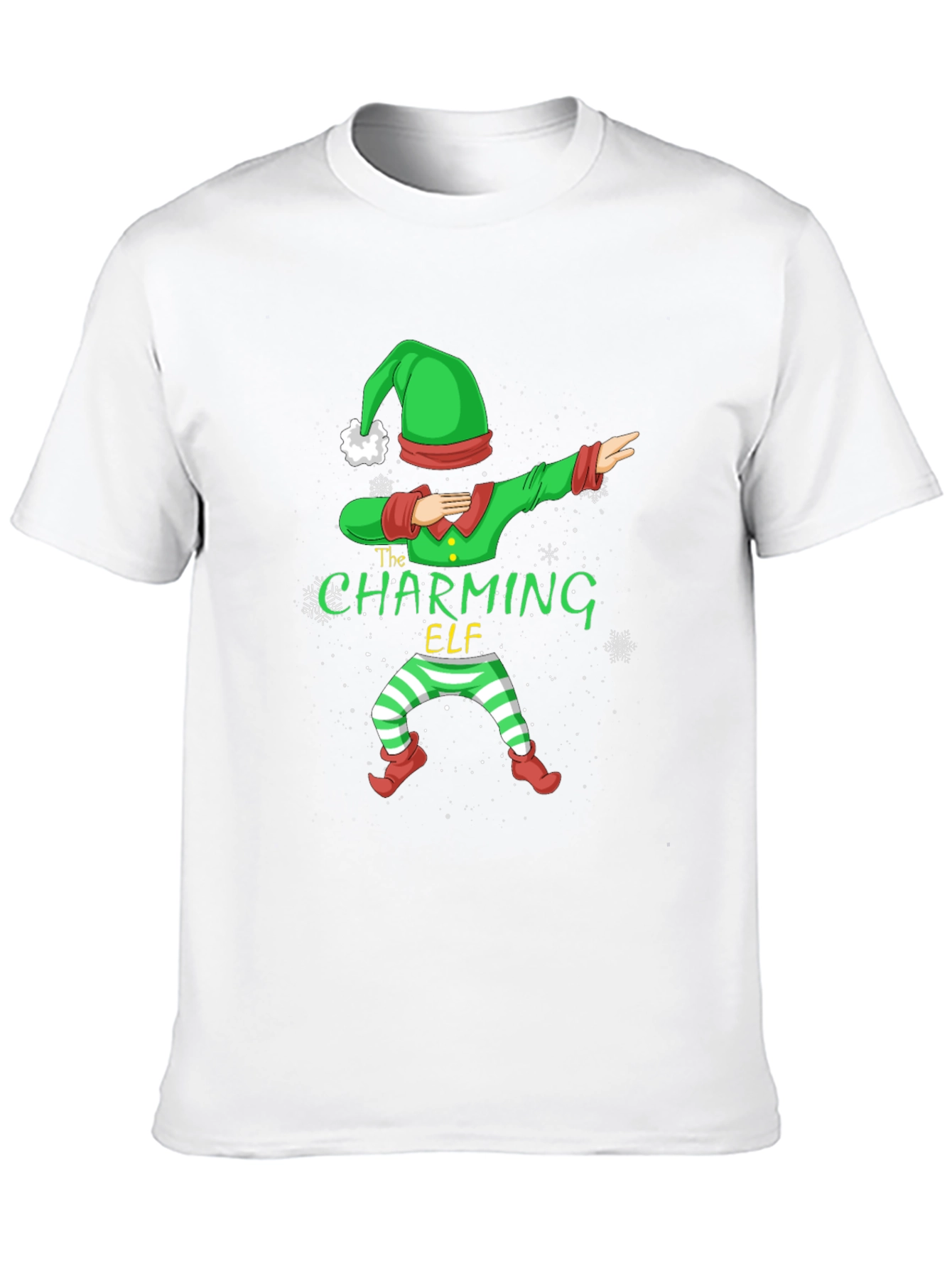 Charming Elf Dabbing Christmas T-Shirt