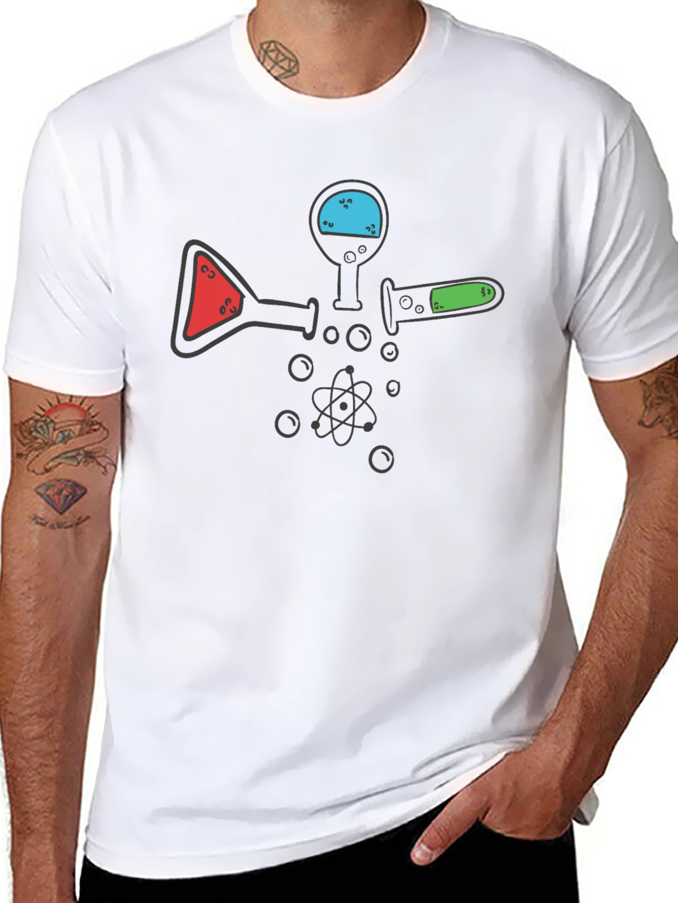 Science Flask T-Shirt - Chemistry Lab Geek Tee