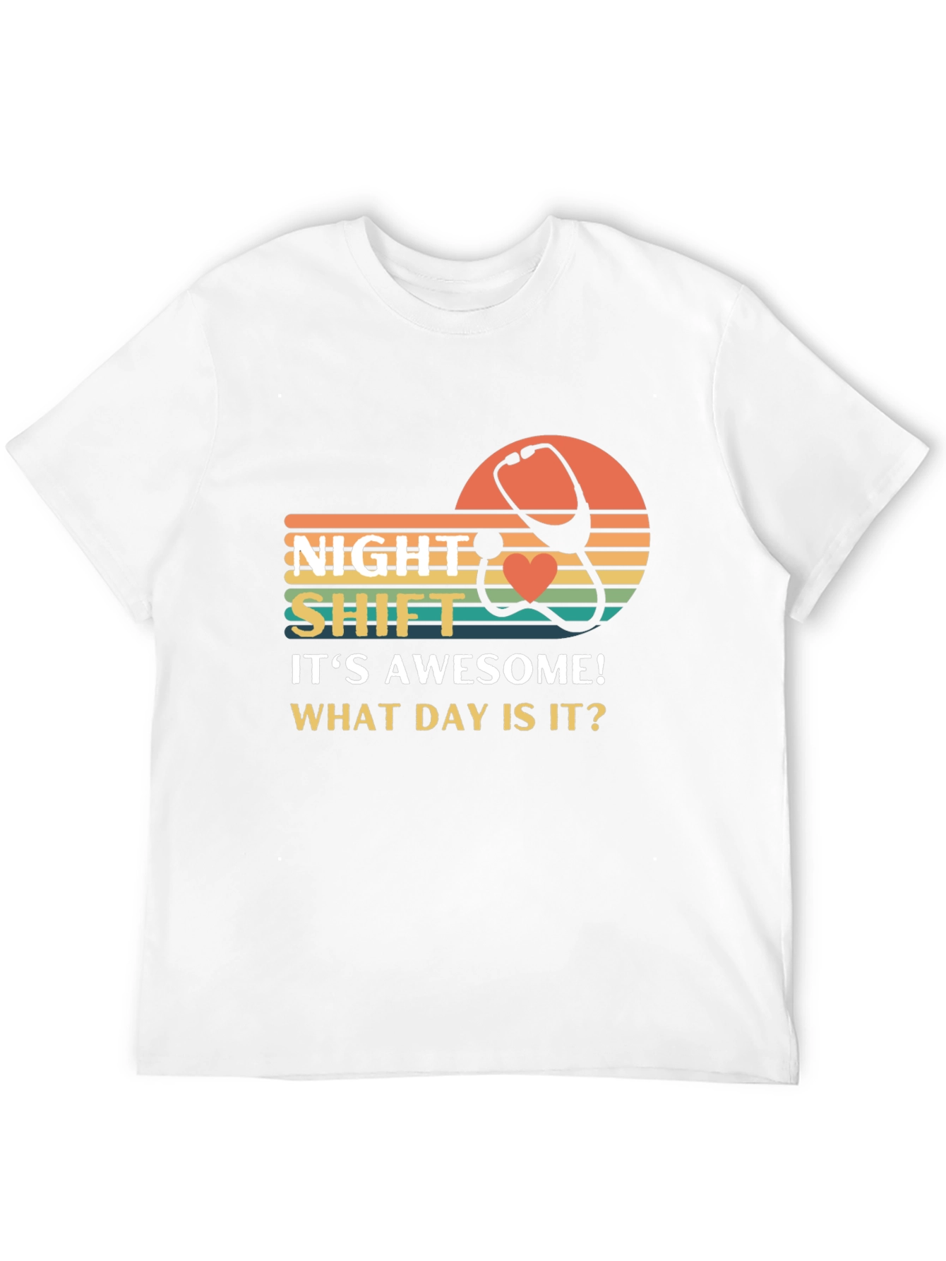 Night Shift Nurse T-Shirt - Funny Healthcare Apparel
