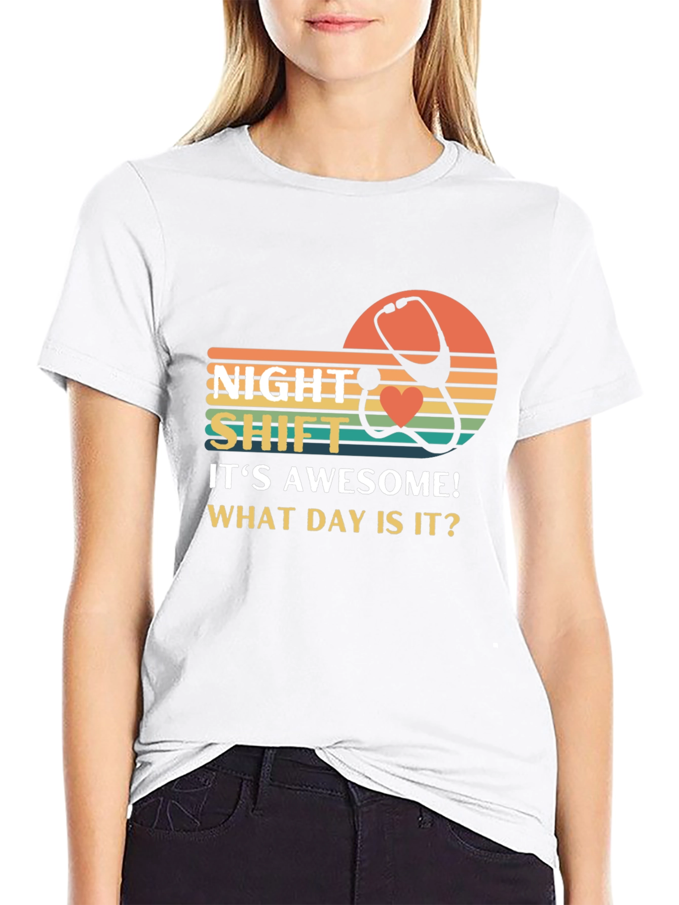 Night Shift Nurse T-Shirt - Funny Healthcare Apparel