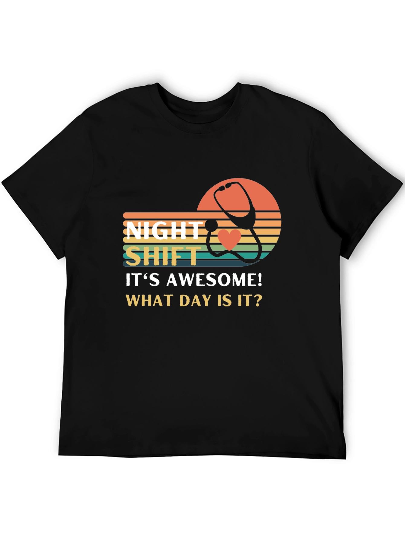Night Shift Nurse T-Shirt - Funny Healthcare Apparel