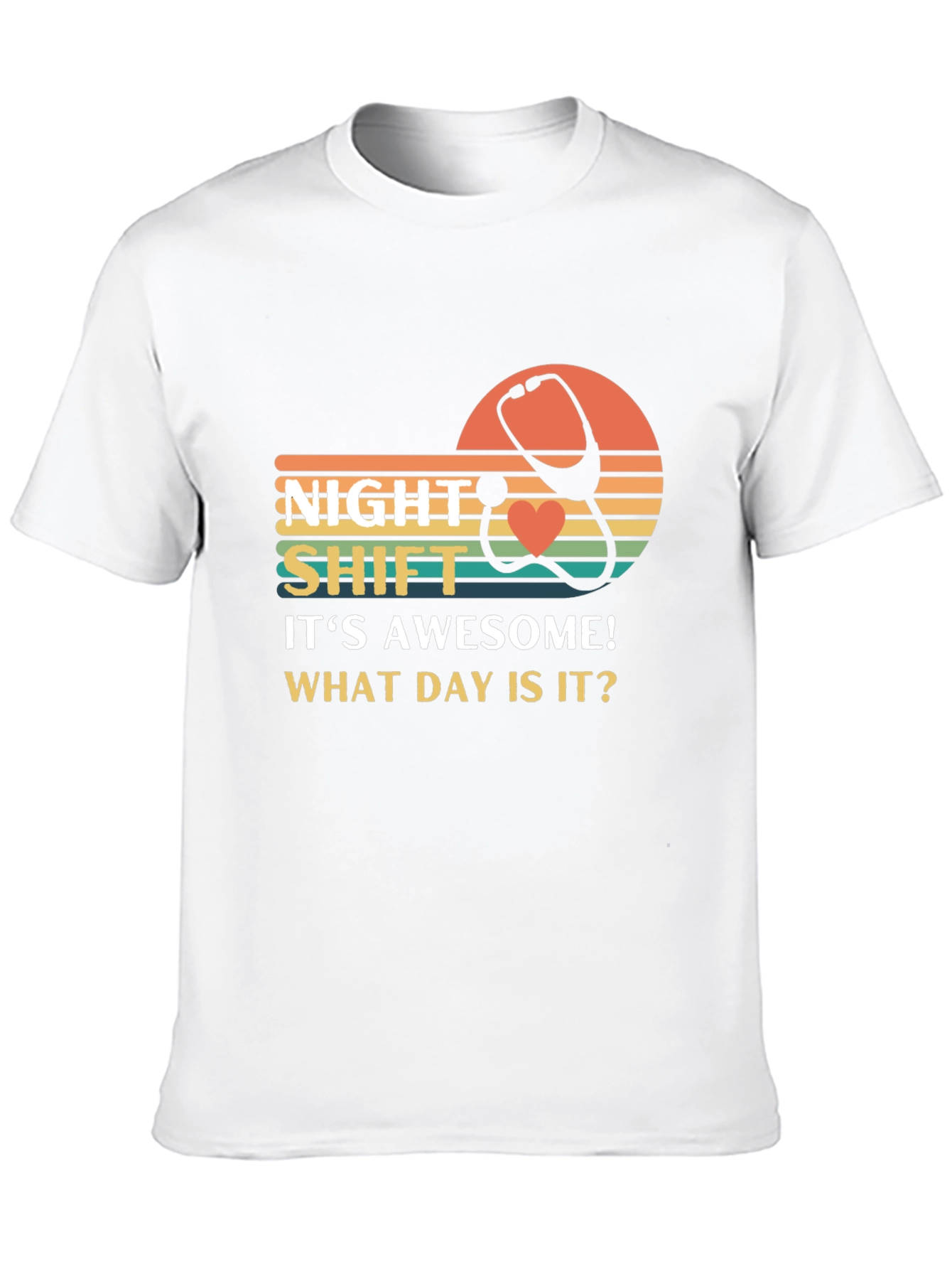 Night Shift Nurse T-Shirt - Funny Healthcare Apparel