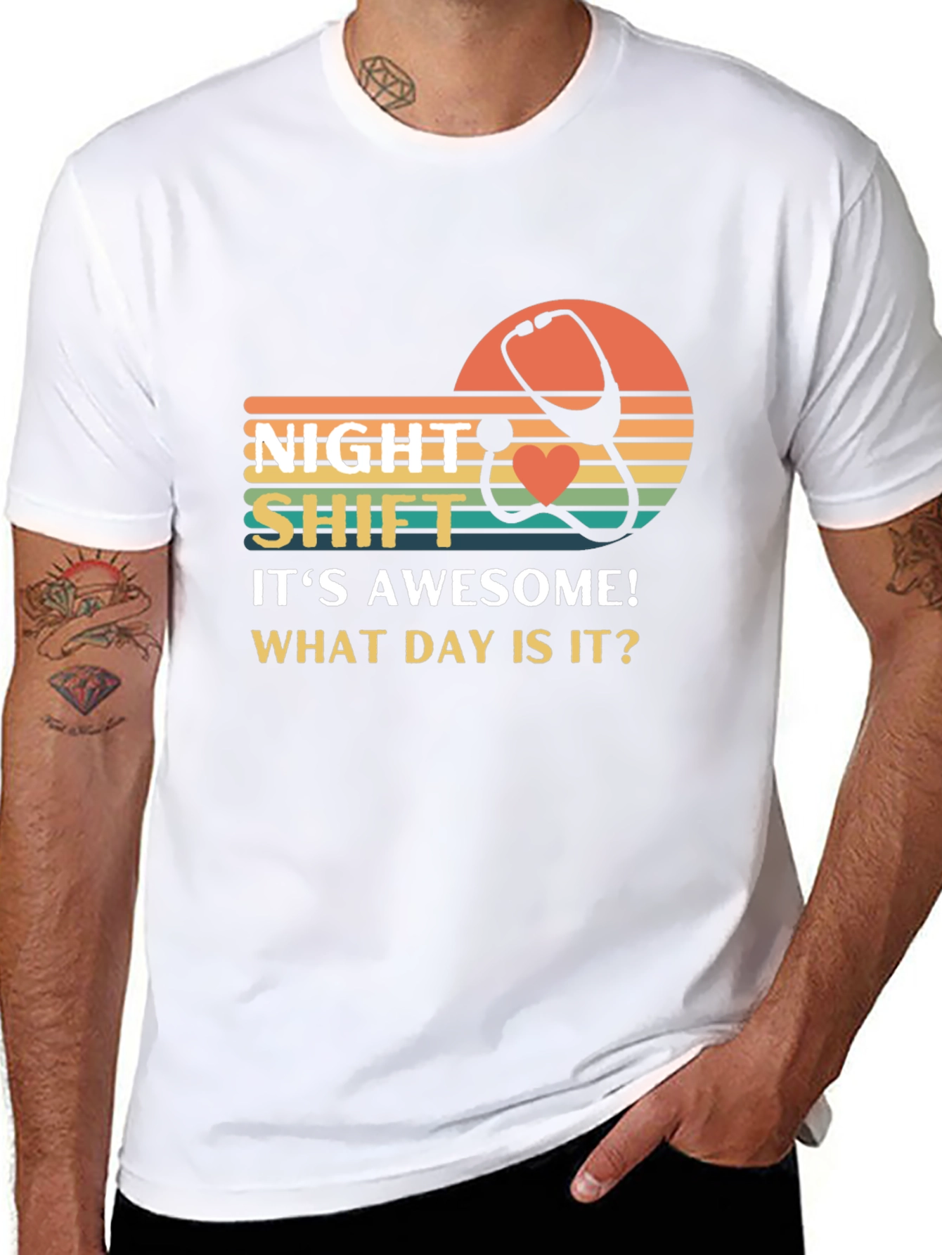 Night Shift Nurse T-Shirt - Funny Healthcare Apparel