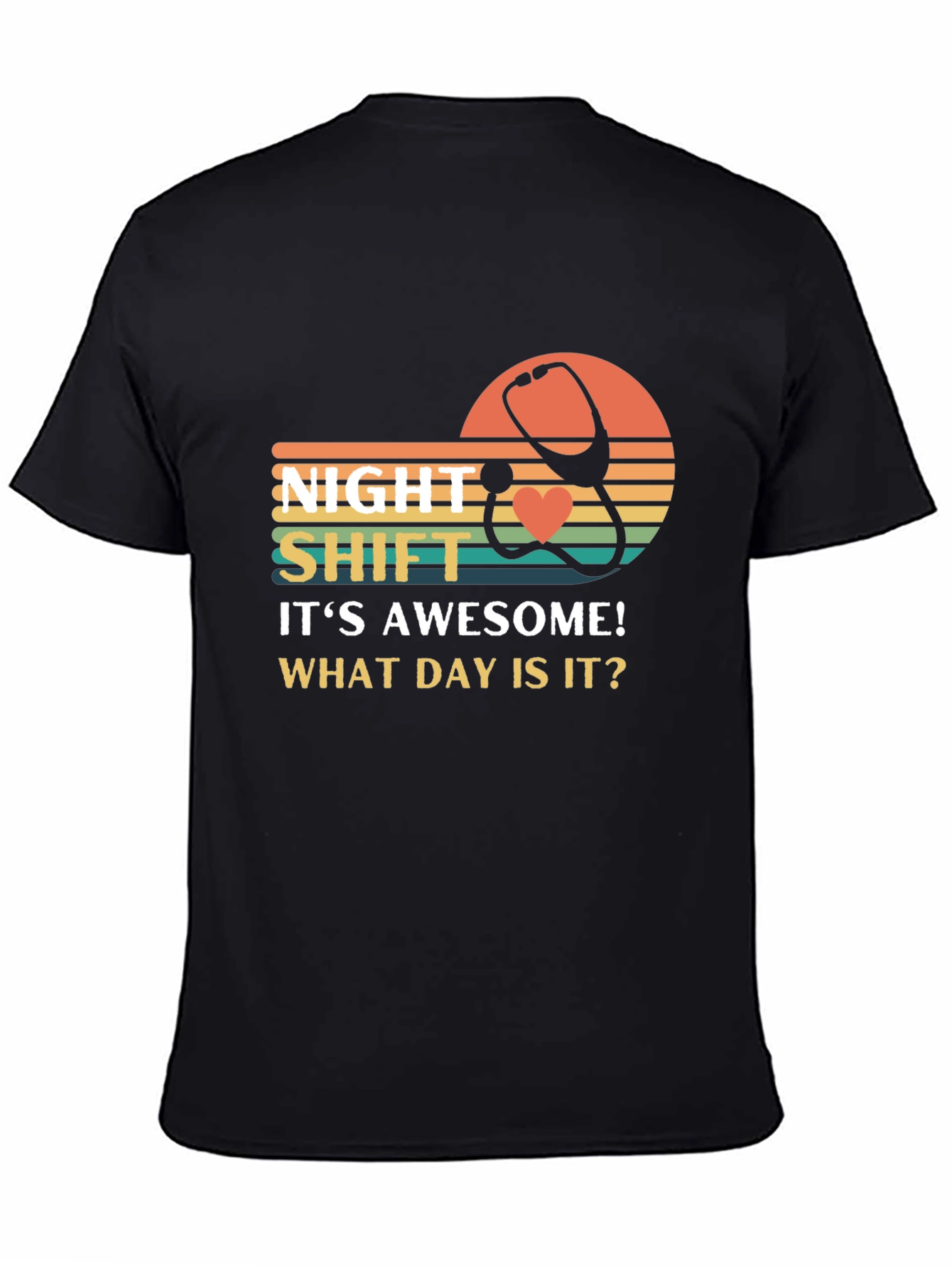 Night Shift Nurse T-Shirt - Funny Healthcare Apparel