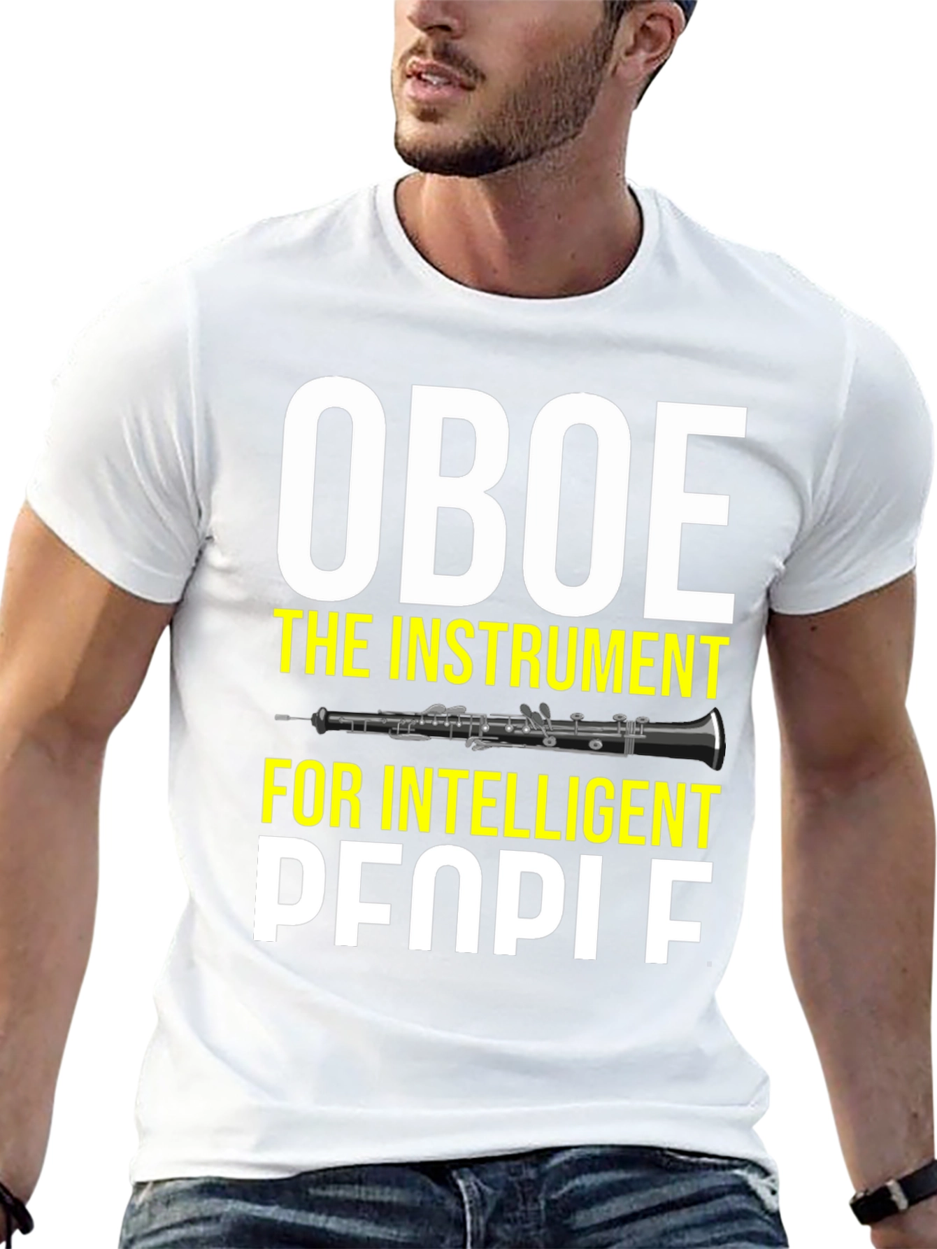 Oboe Player T-Shirt - Funny Intelligent People Tee