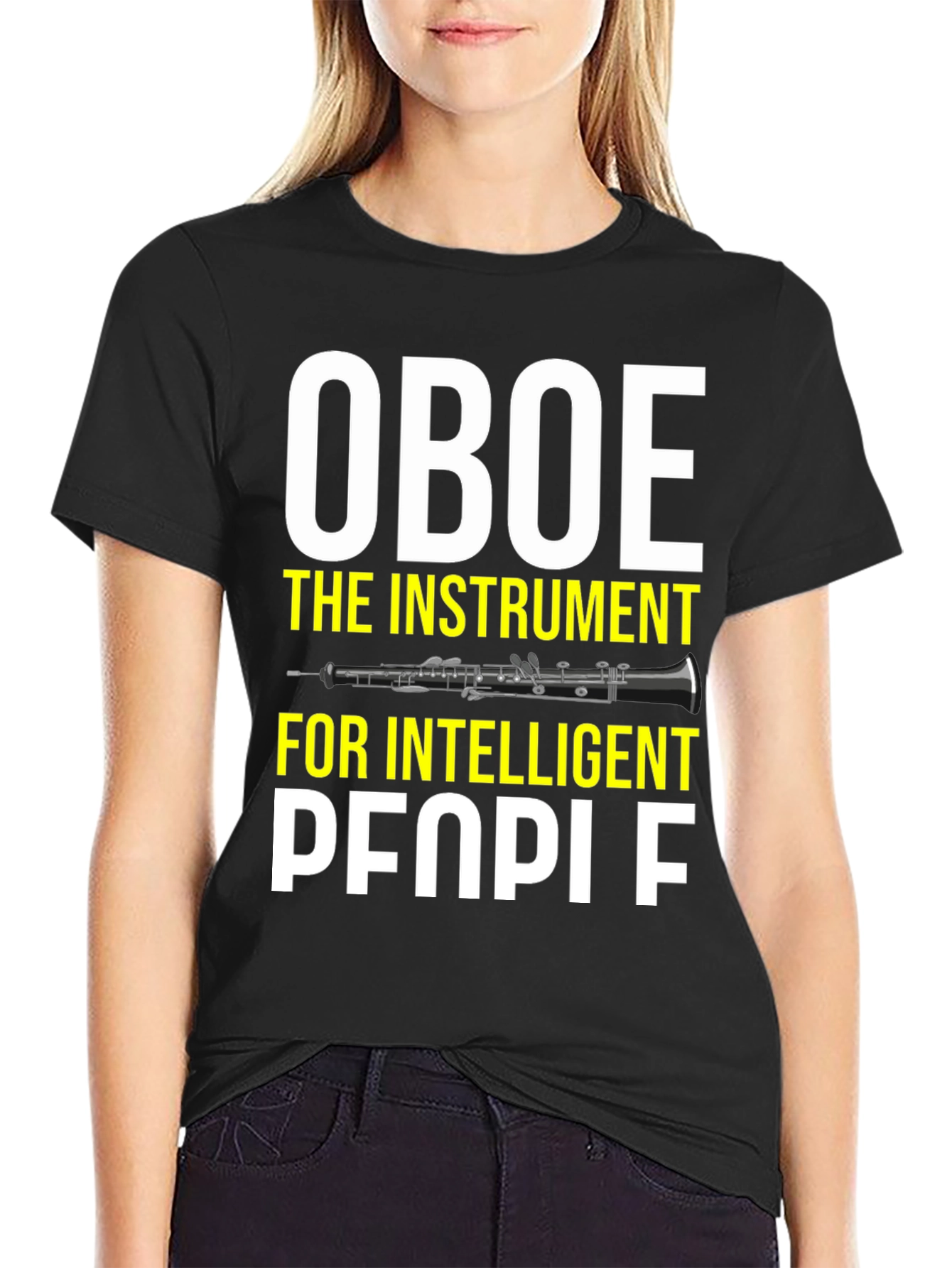 Oboe Player T-Shirt - Funny Intelligent People Tee