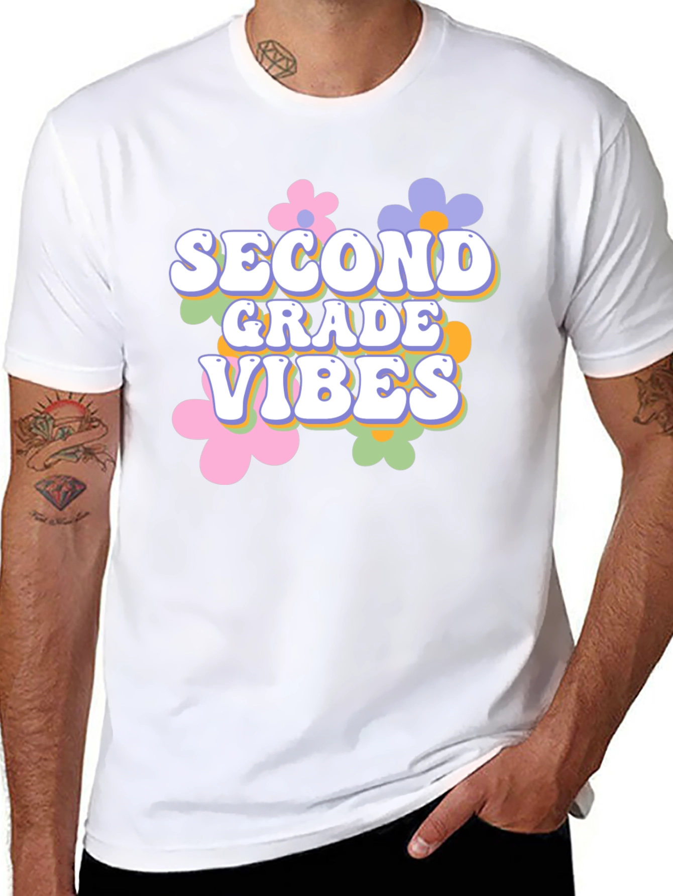Second Grade Vibes Graphic Tee