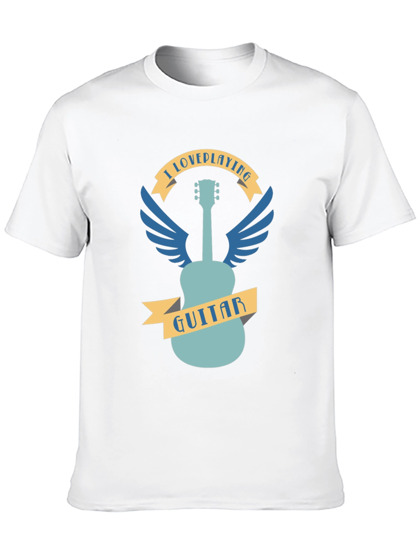 I Love Playing Guitar Graphic Tee