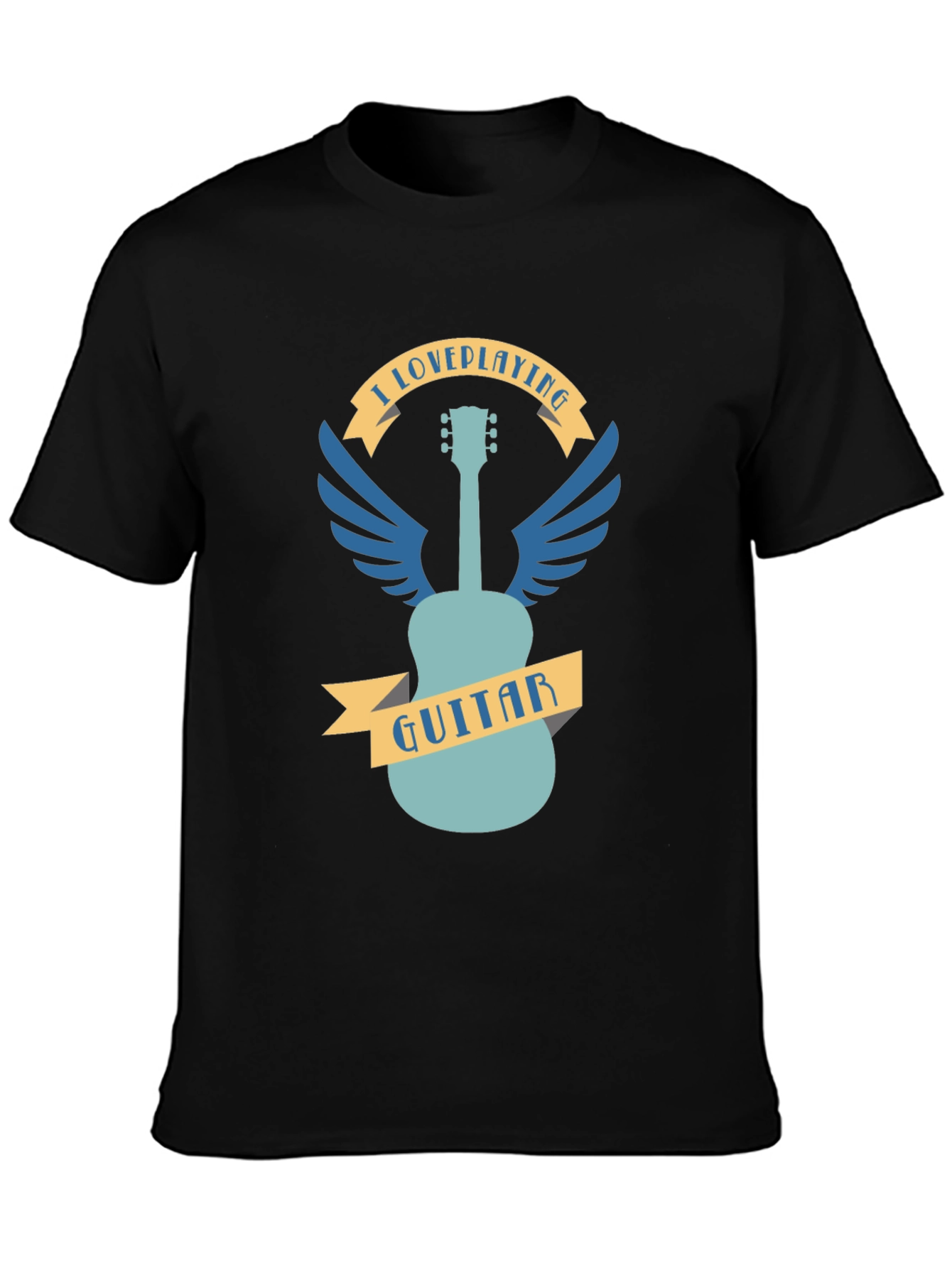 I Love Playing Guitar Graphic Tee