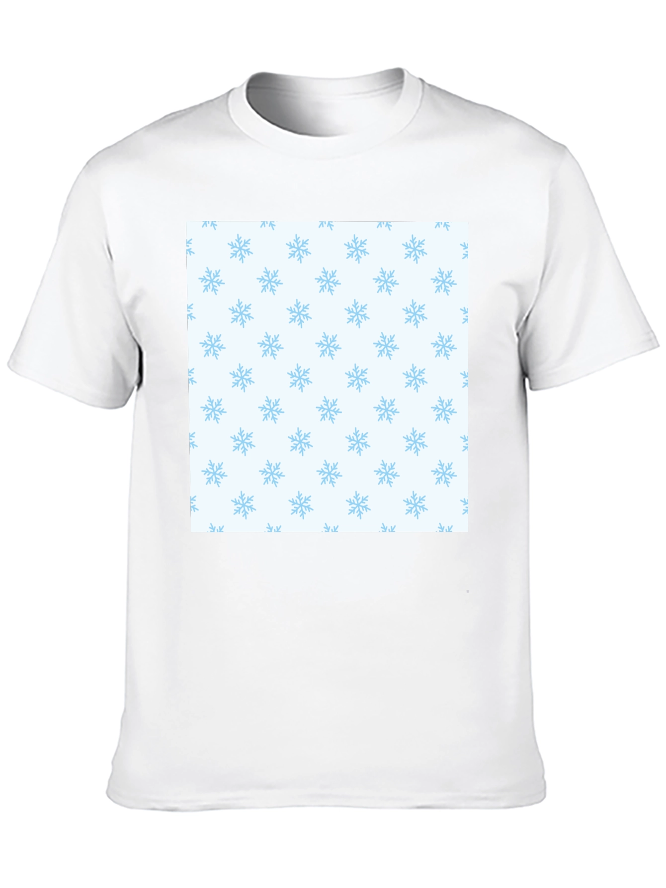 Snowflake Pattern Tee - Classic Fit