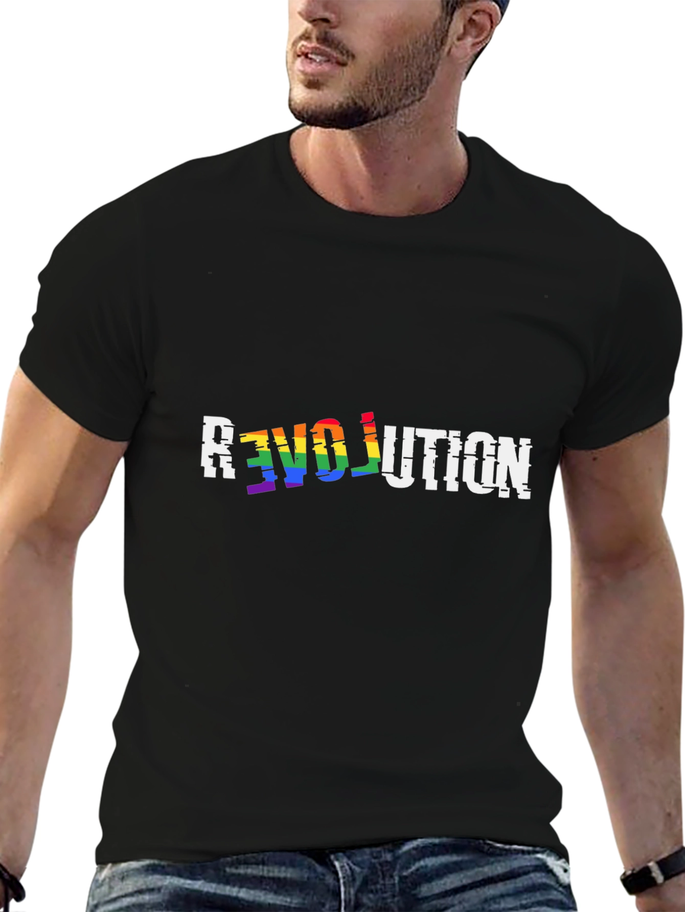 Revolution LGBT Pride Graphic Tee