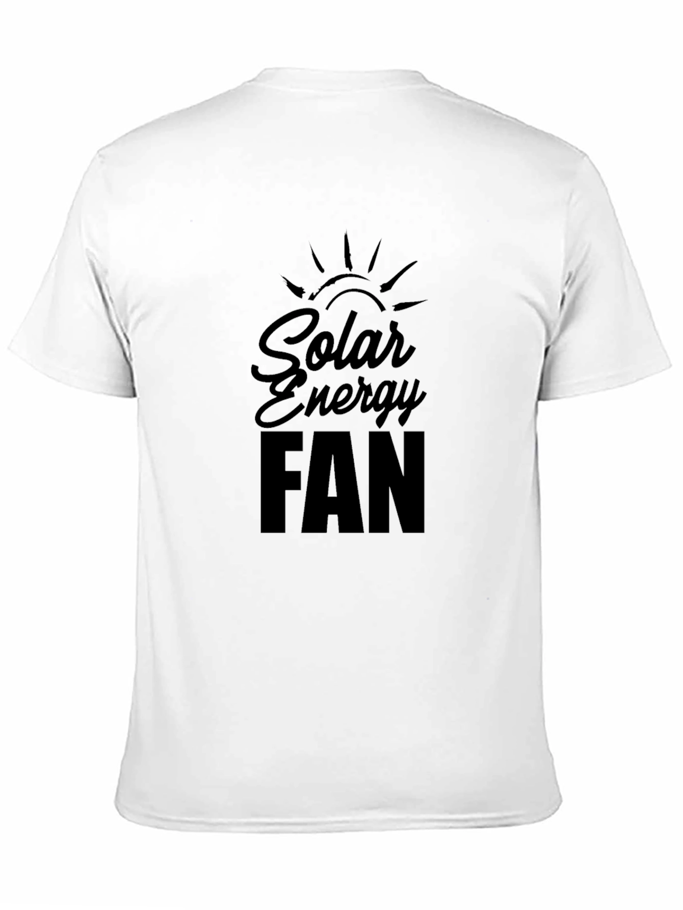 Solar Energy Fan Black T-Shirt