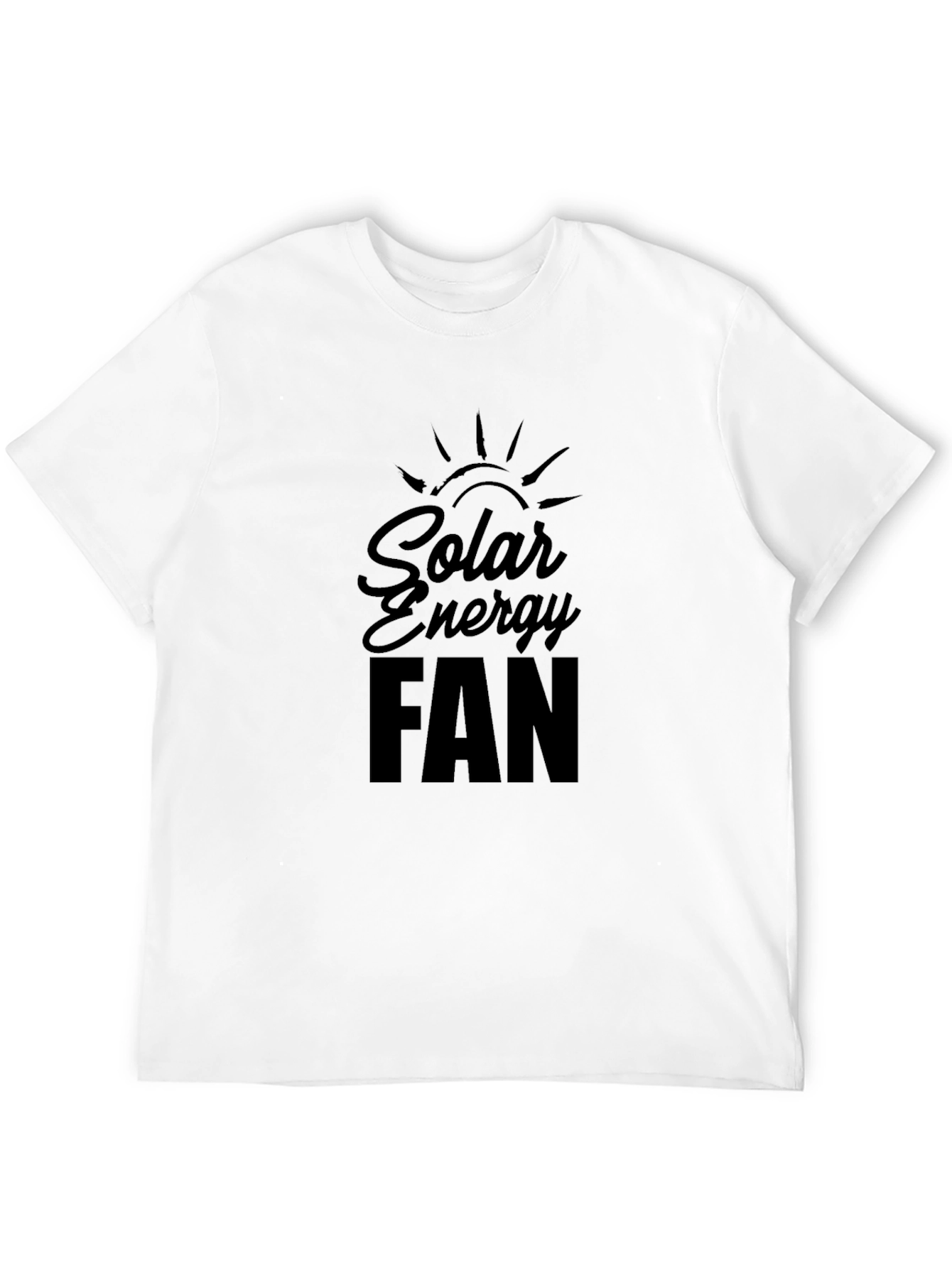 Solar Energy Fan Black T-Shirt
