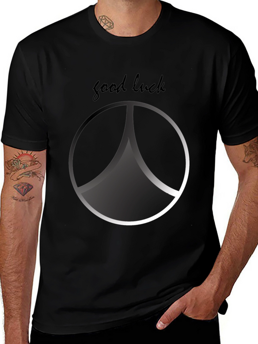 Good Luck Graphic Print T-Shirt