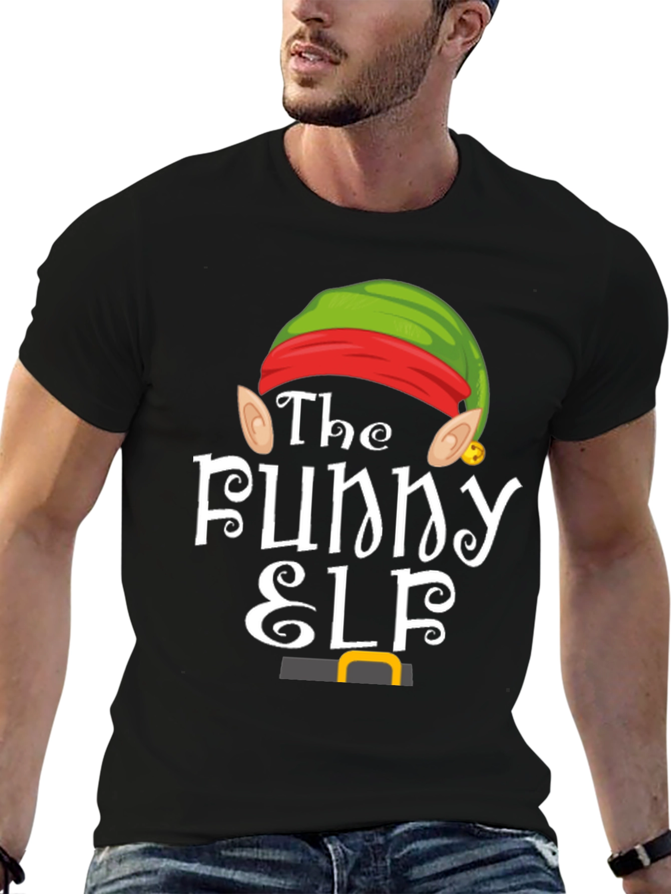 Funny Elf T-Shirt Holiday Apparel